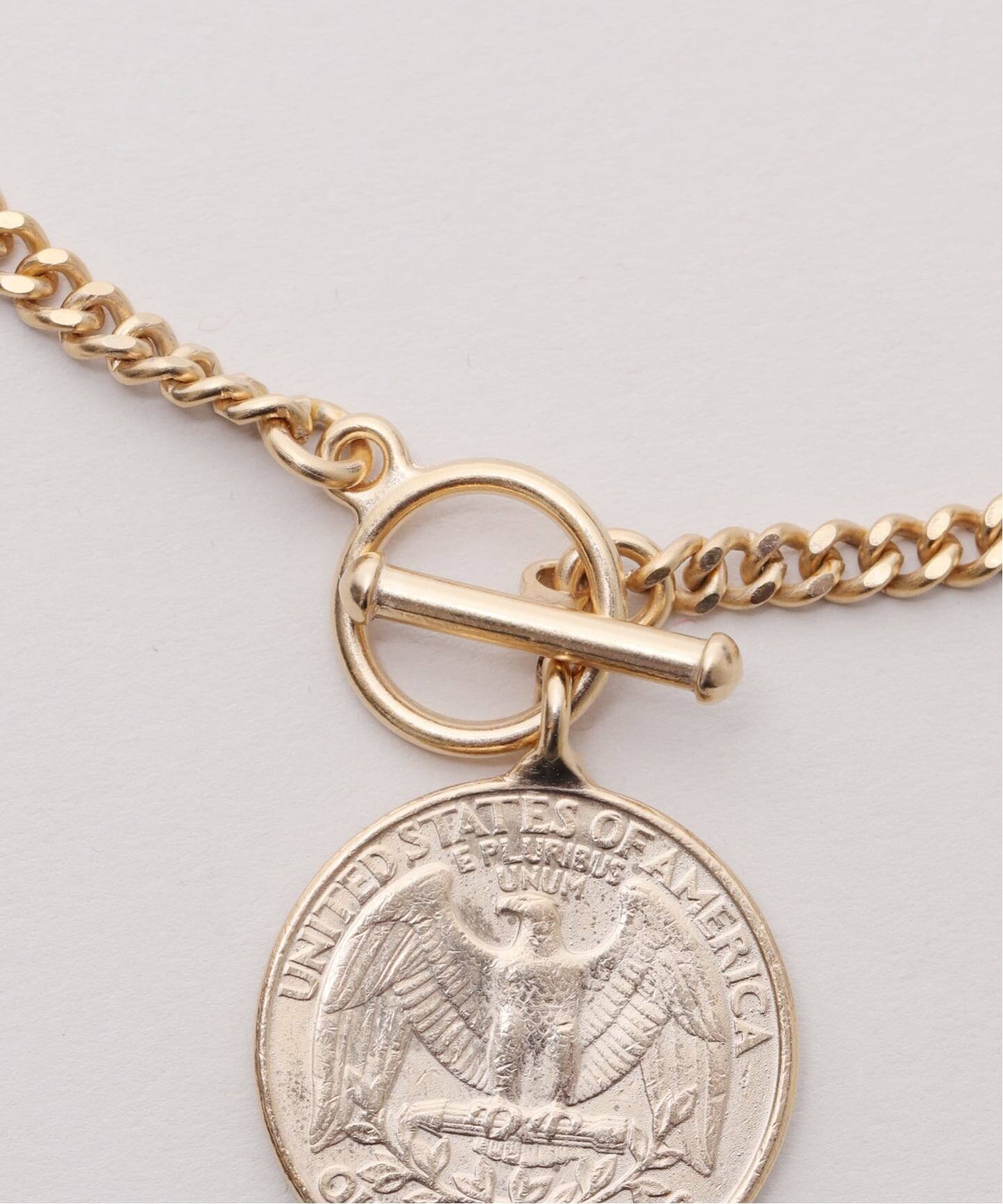 JANIS SAVITT/ジャニス・サビット】long chain coin Necklace
