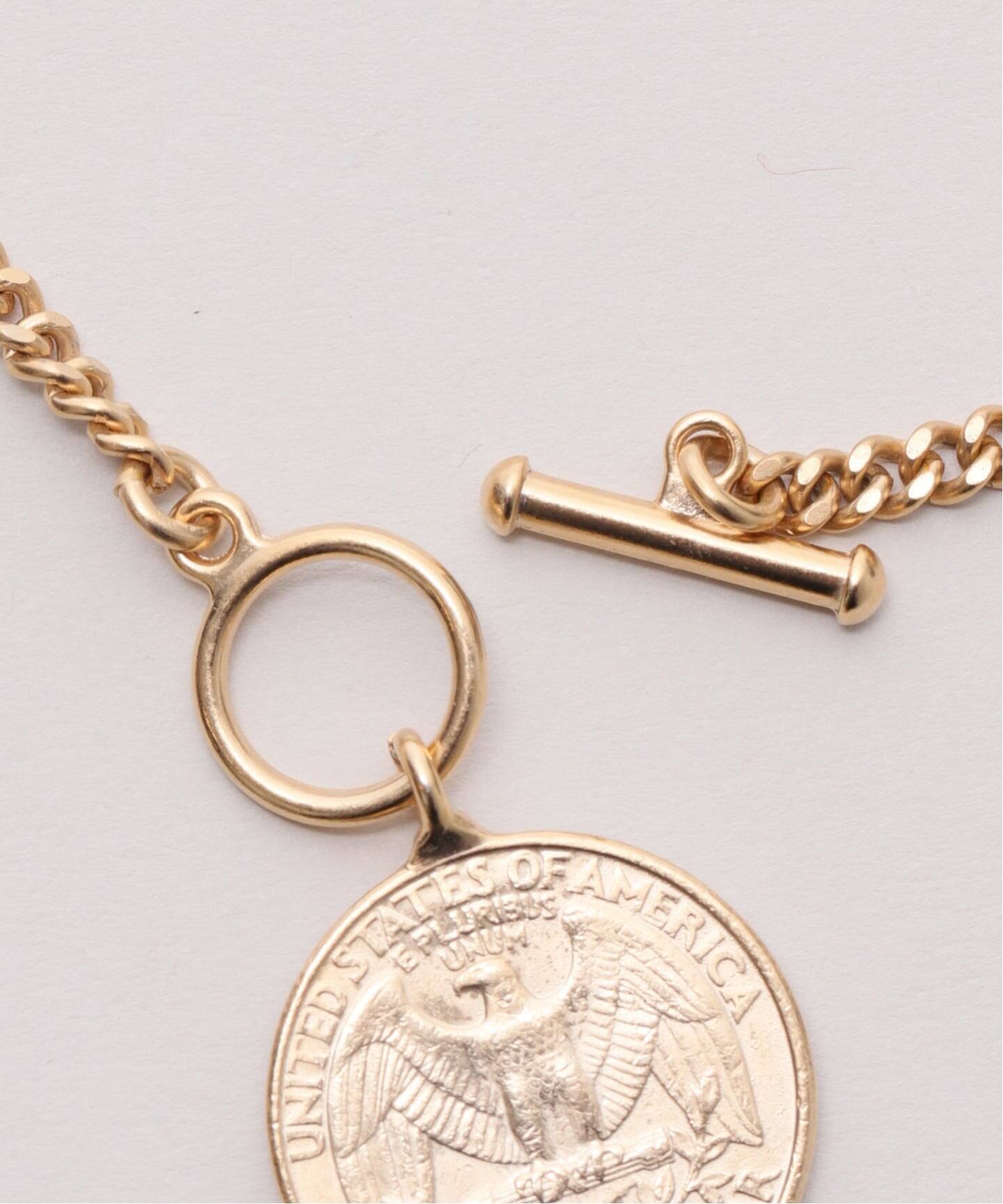 JANIS SAVITT/ジャニス・サビット】long chain coin Necklace