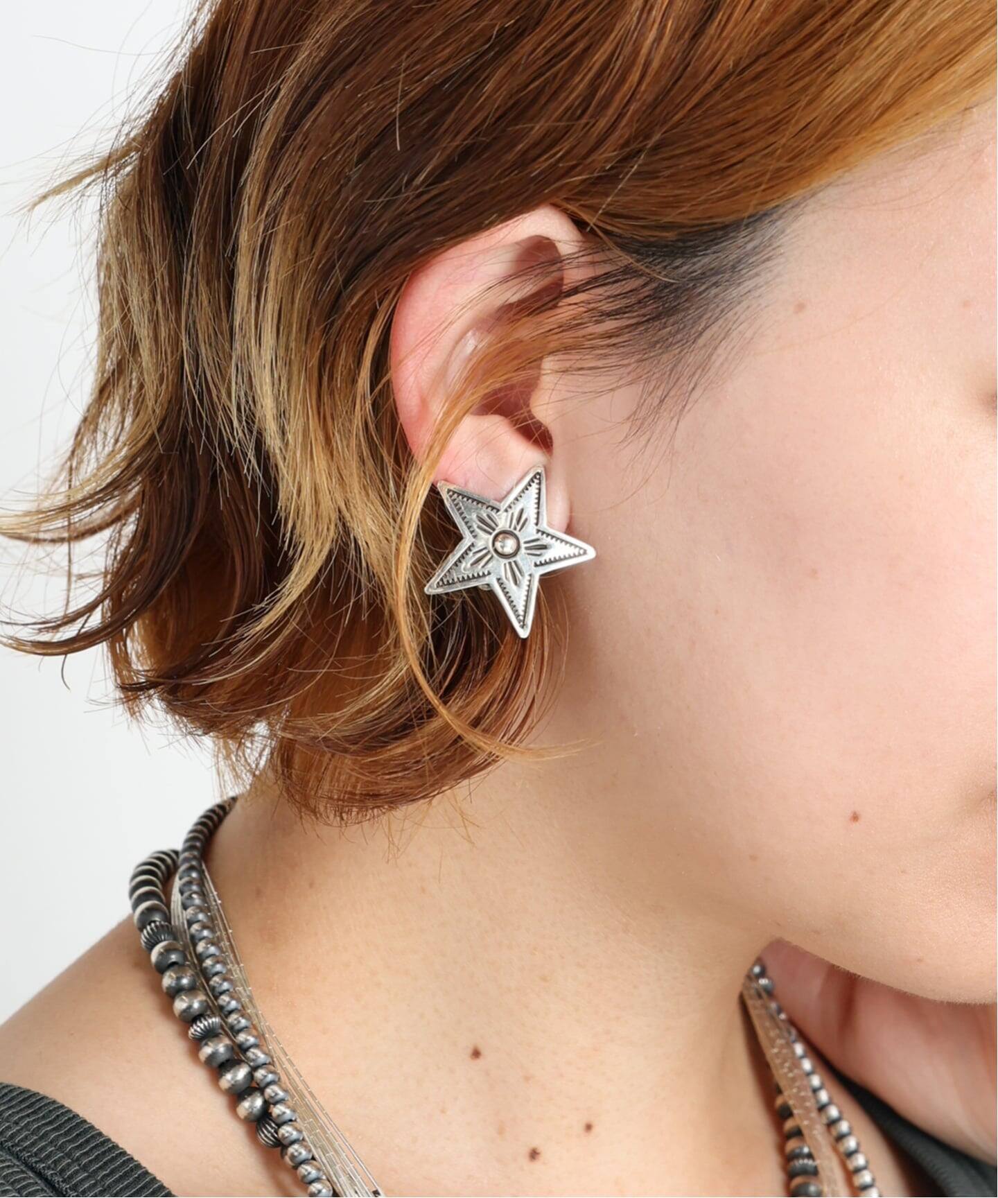 Harpo/ハルポ】Star Concho Clip-on Earrings（イヤリング）｜AP