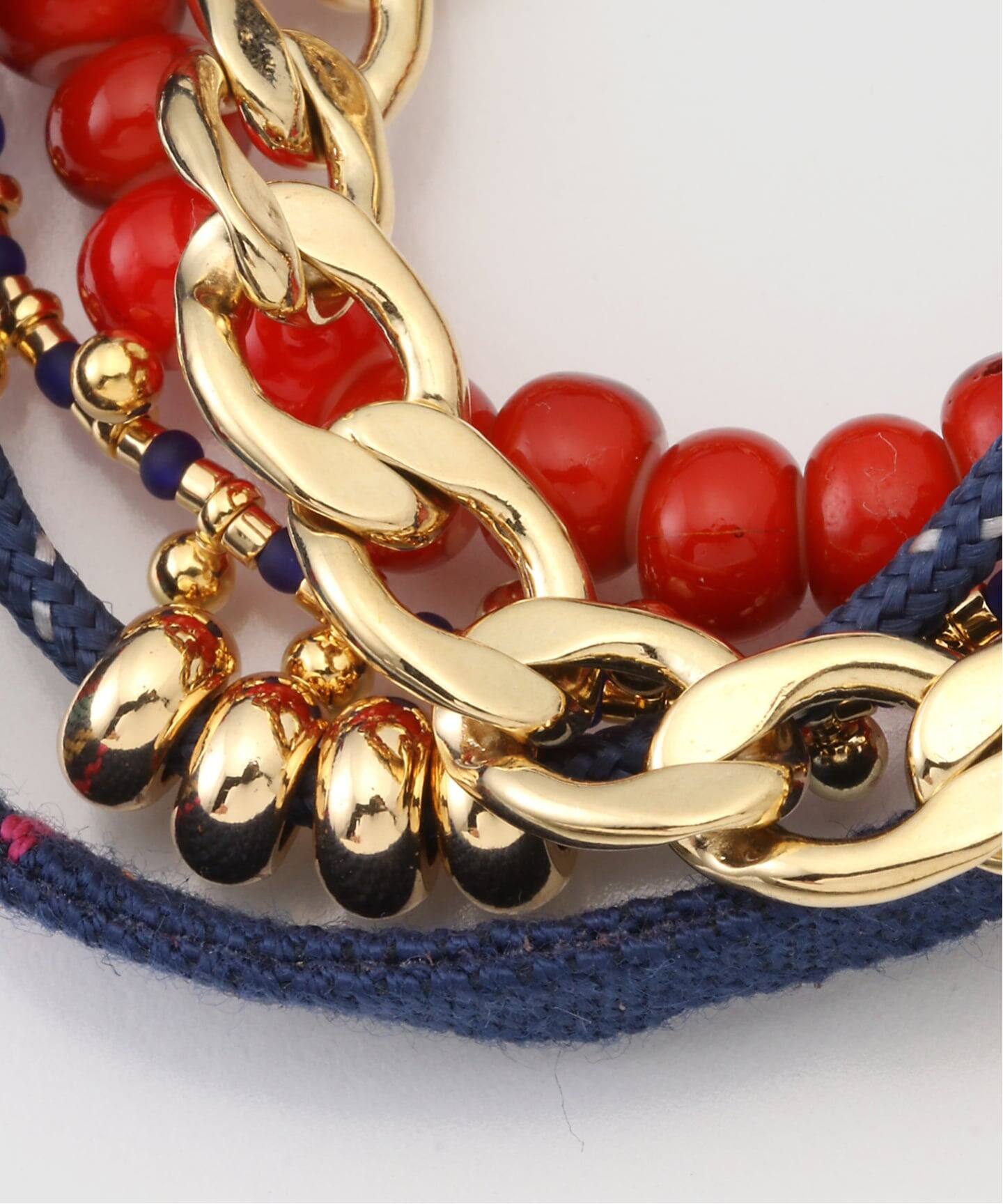 SHASHI/シャシ】別注Custom Bracelet 5 Blue（ブレスレット・バングル