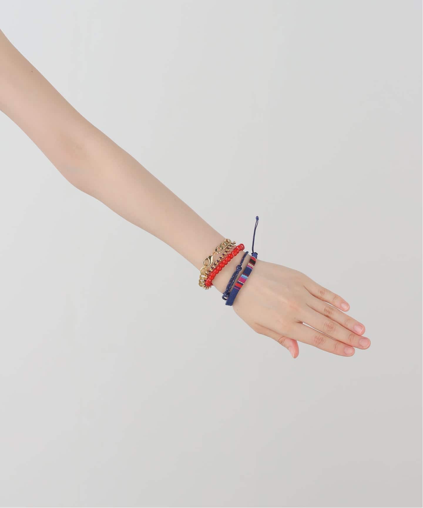 r*i様 MAKIKO TAKAHASHI COLLECTION ブレスレットダ SHASHI/シャシ】別注Custom Bracelet 5 Blue（ブレスレット・バングル