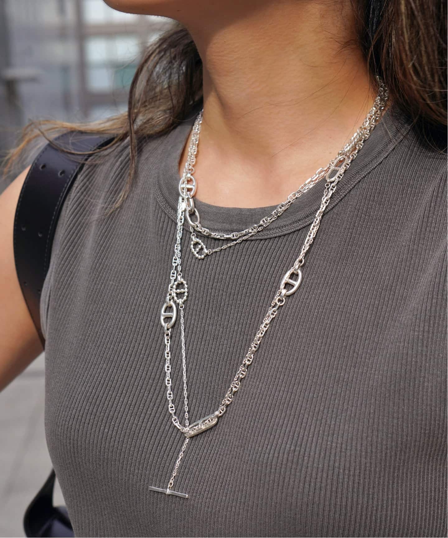 AP STUDIO Graden of eden ネックレス GARDEN OF EDEN/ガーデン オブ エデン】Anchor chain long Necklace