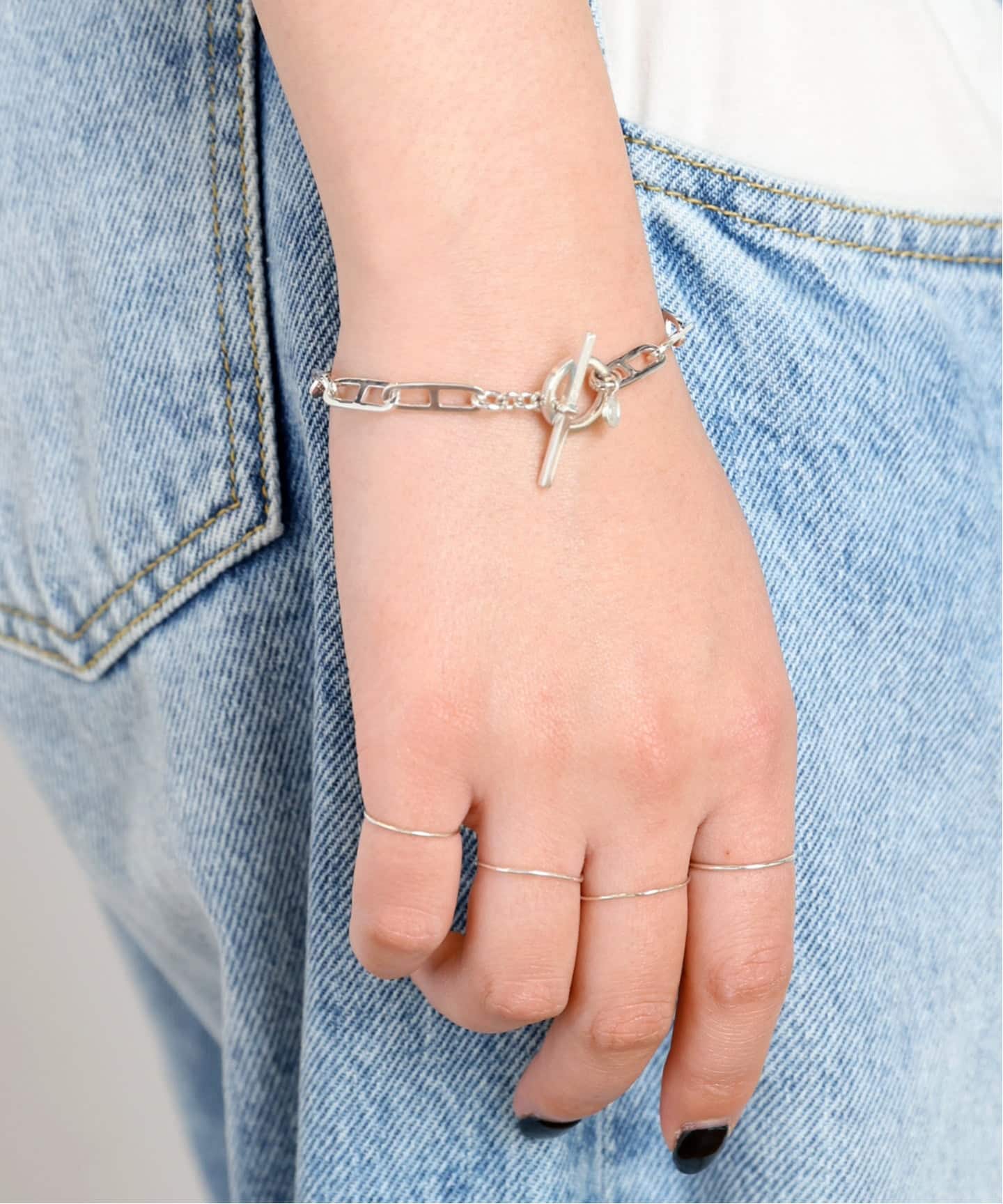 GARDEN OF EDEN/ガーデン オブ エデン】FLAT ANCHOR CHAIN BRACELET(SM