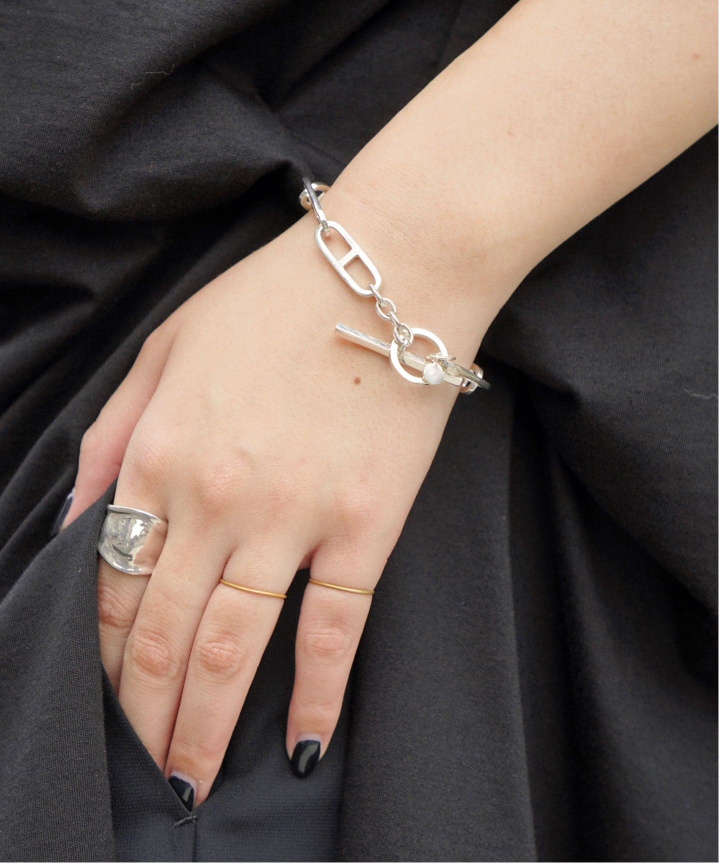 GARDEN OF EDEN/ガーデン オブ エデン】FLAT ANCHOR CHAIN BRACELET(M