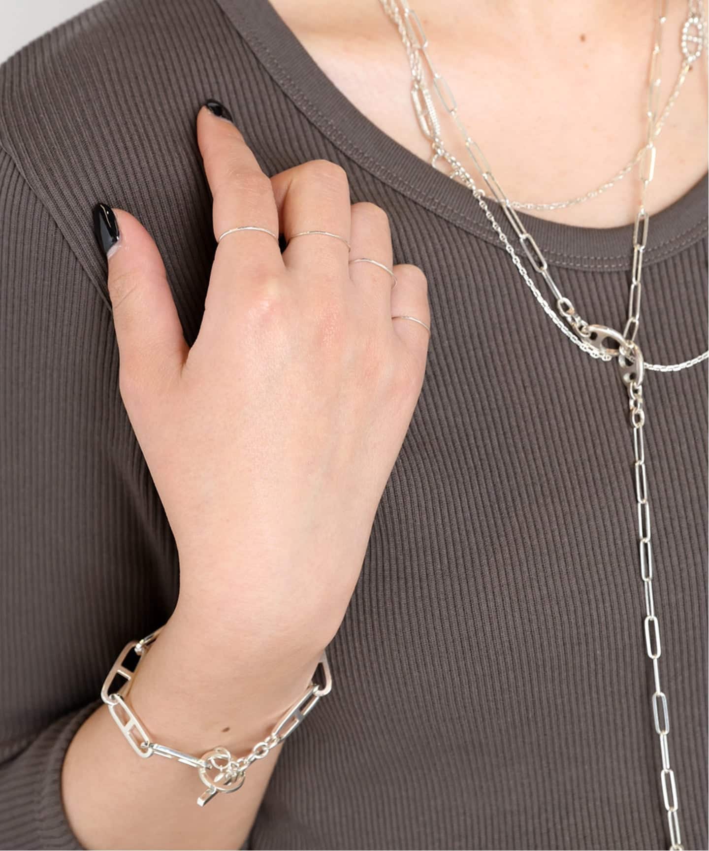 GARDEN OF EDEN/ガーデン オブ エデン】FLAT ANCHOR CHAIN BRACELET(M