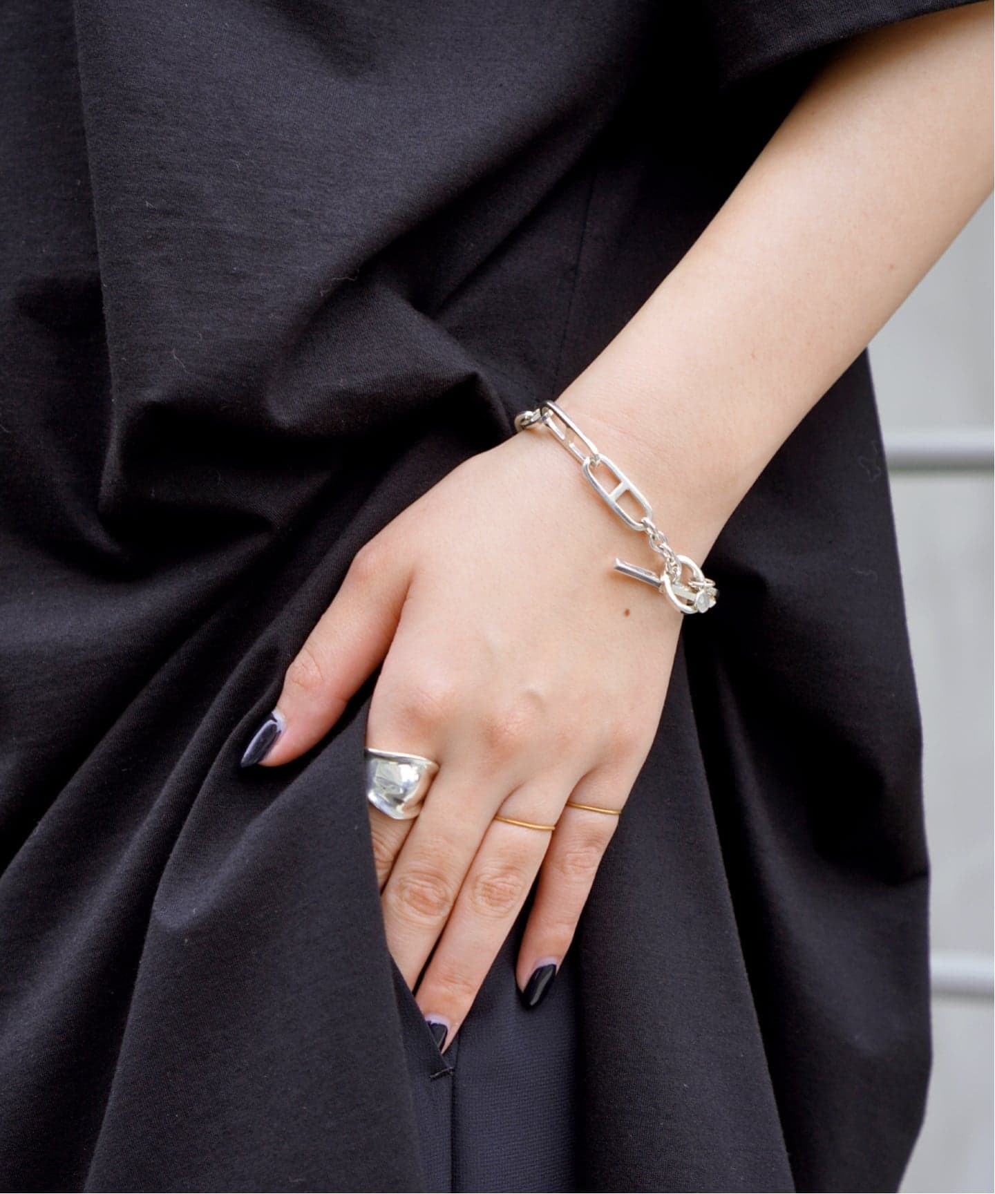 GARDEN OF EDEN バングル ガーデンオブエデン AP STUDIO GARDEN OF EDEN/ガーデン オブ エデン】FLAT ANCHOR CHAIN BRACELET(M