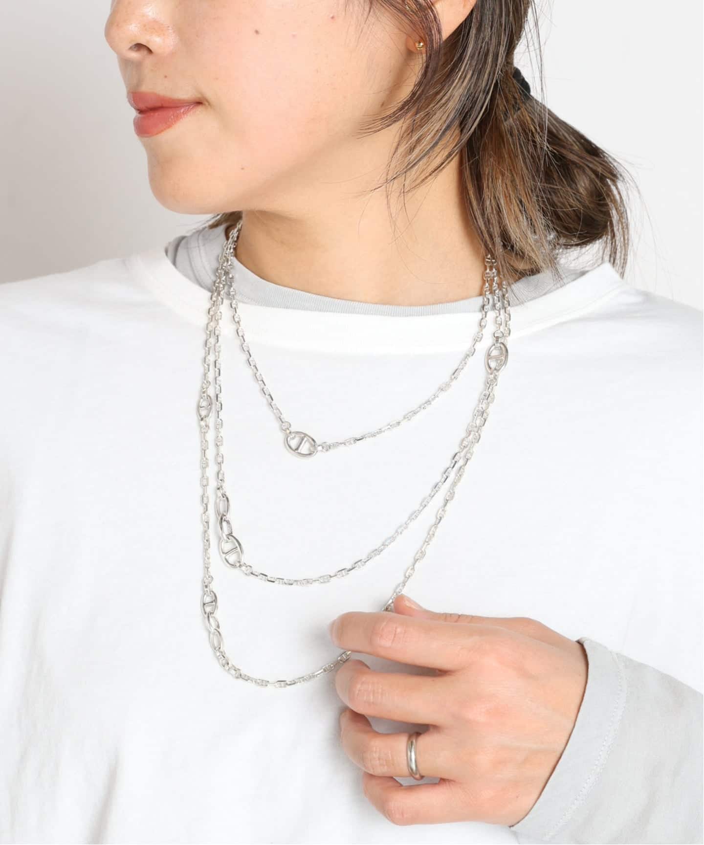 GARDEN OF EDEN/ガーデン オブ エデン】Anchor chain long Necklace