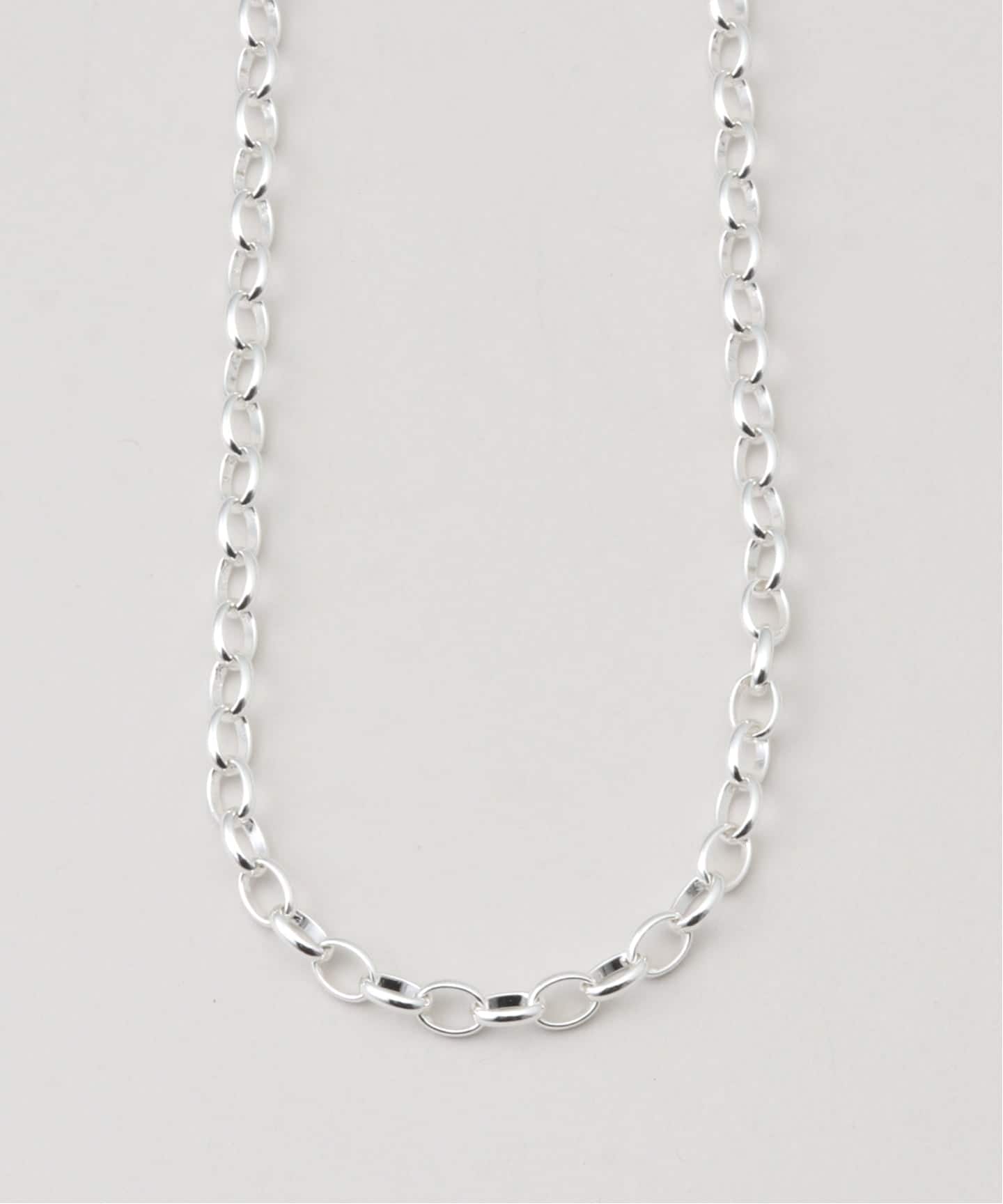 blancle/ ブランクレ】SV・Long oval chain necklace（ネックレス