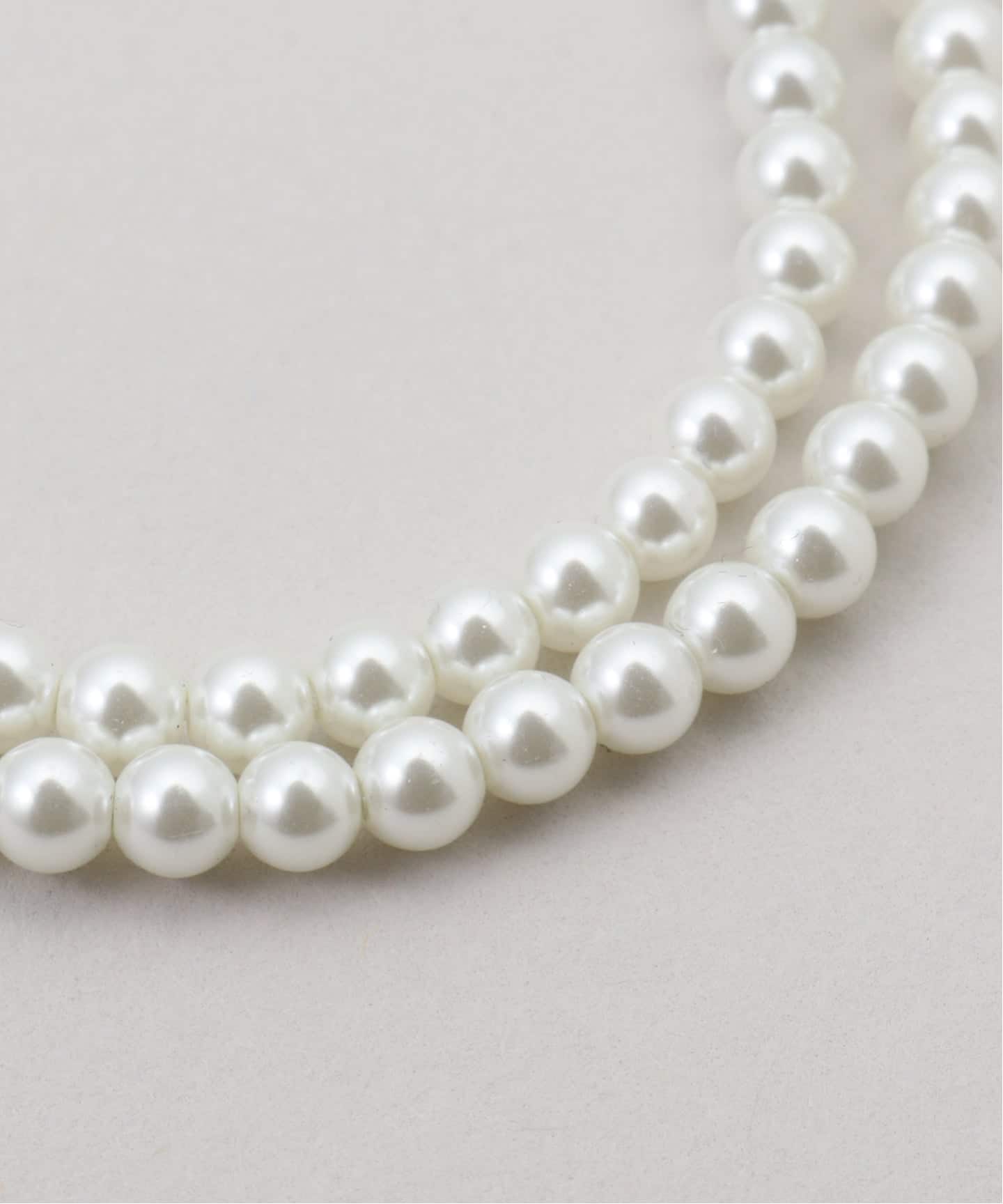 追加》ガラスパールロングネックレス（ネックレス）｜B.C STOCK（ベー