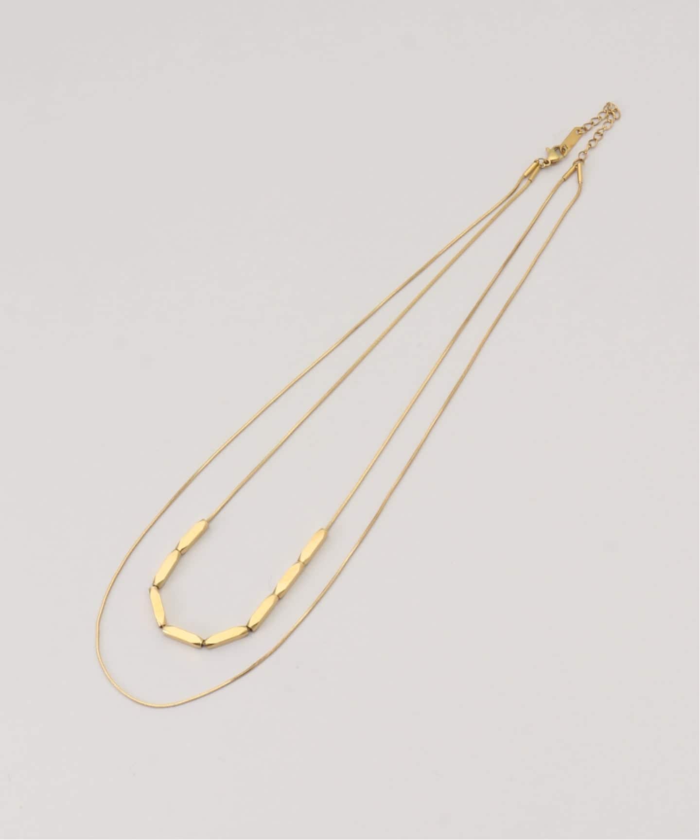 追加》2連スネイクチェーンネックレス（ネックレス）｜B.C STOCK（ベー