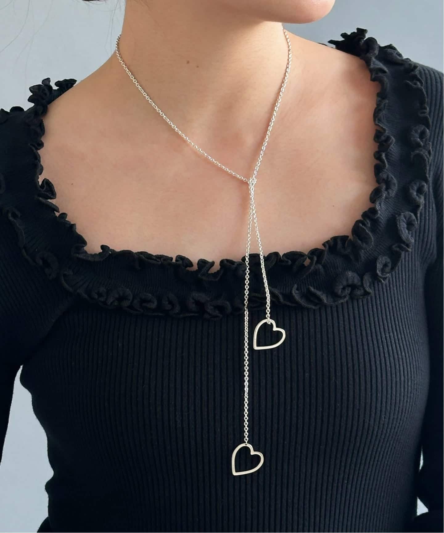 SASKIA DIEZ/サスキア ディツ】HEARTS NECKLACE SILVER（その他