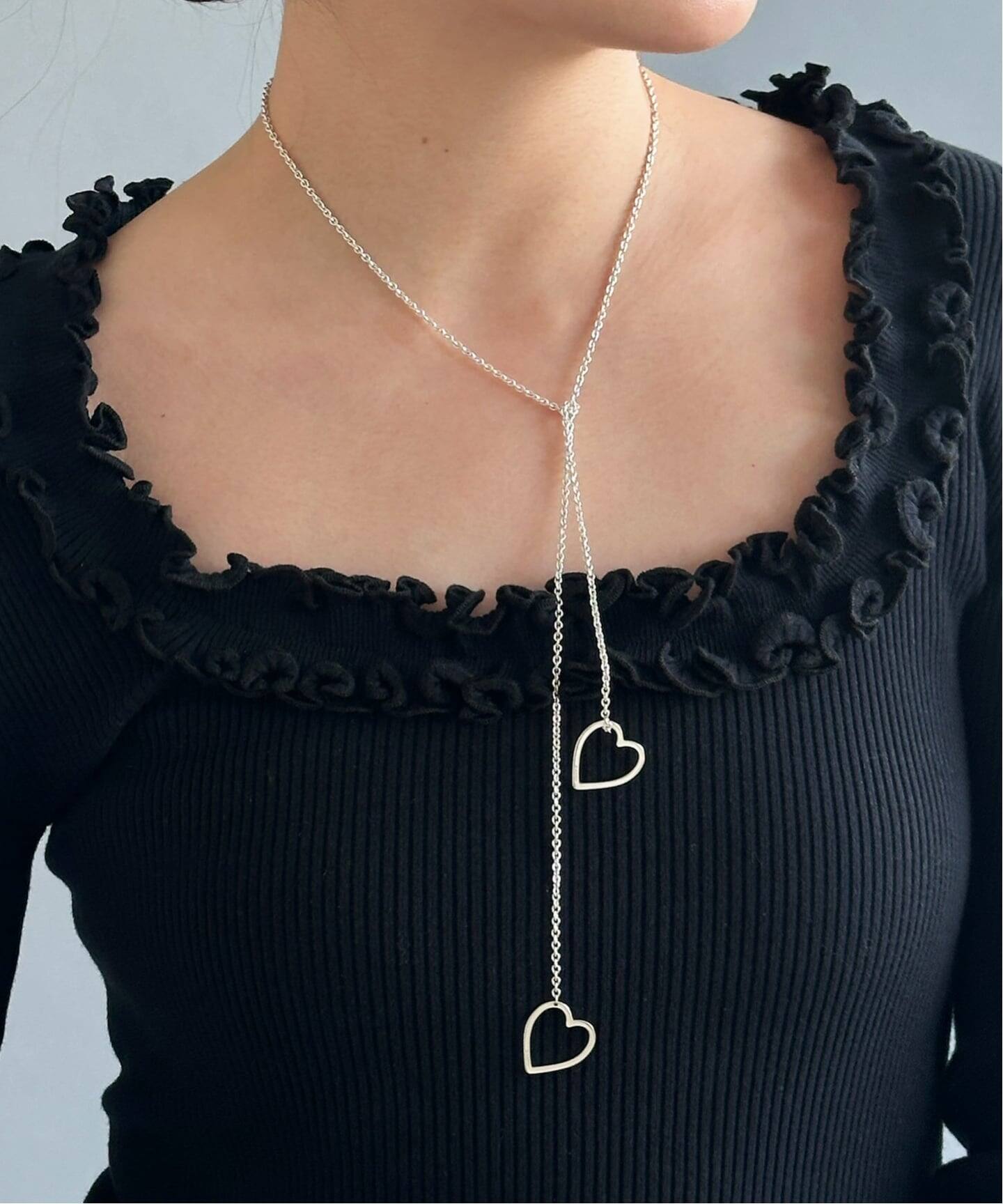 SASKIA DIEZ/サスキア ディツ】HEARTS NECKLACE SILVER（その他 