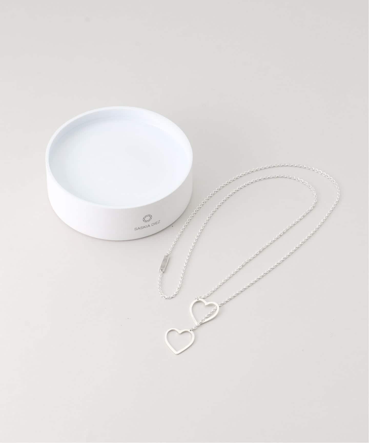 SASKIA DIEZ/サスキア ディツ】HEARTS NECKLACE SILVER（その他