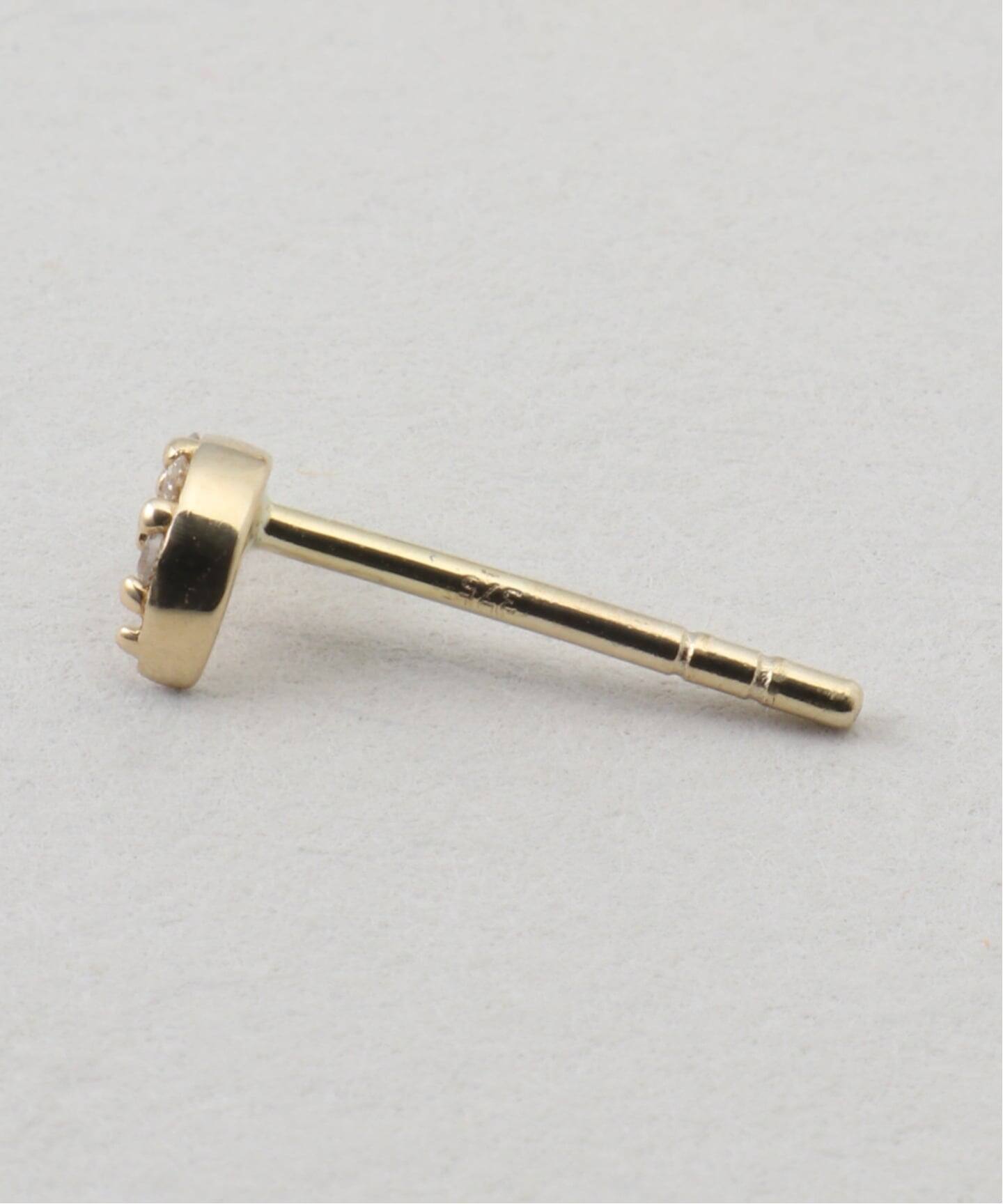 Otiumberg.／オティウムバーグ】 Diamond Moon Studs（ピアス（片耳用 