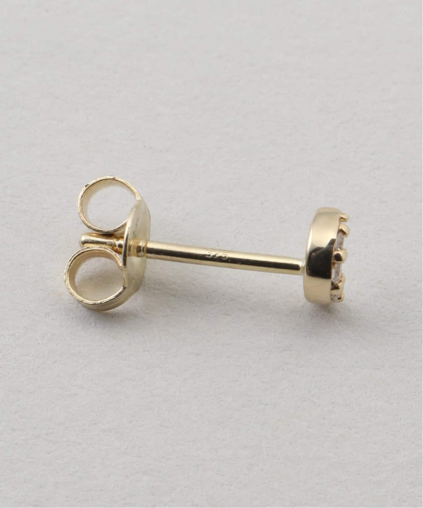 Otiumberg.／オティウムバーグ】 Diamond Moon Studs（ピアス（片耳用