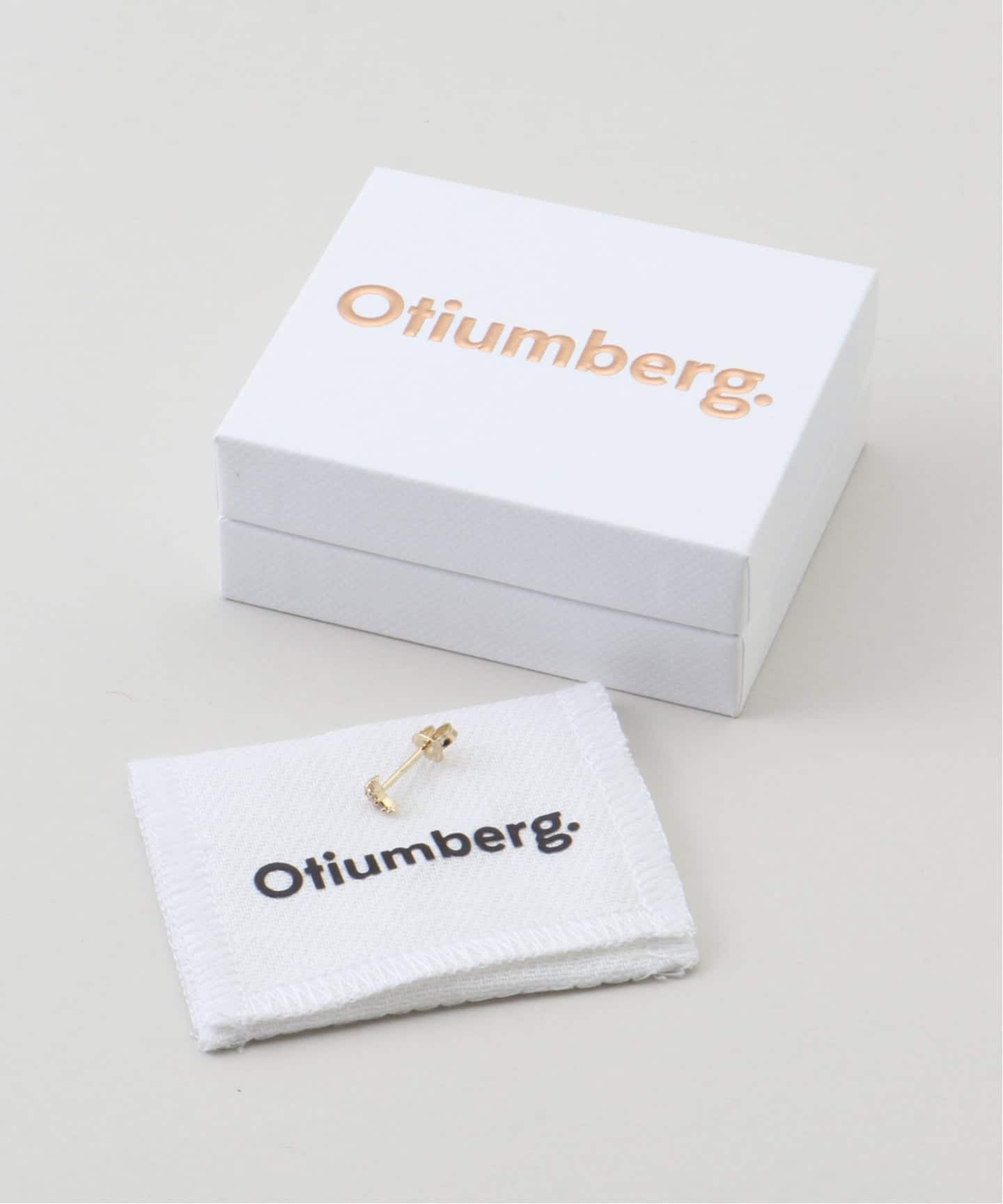 Otiumberg.／オティウムバーグ】 Diamond Moon Studs（ピアス（片耳用
