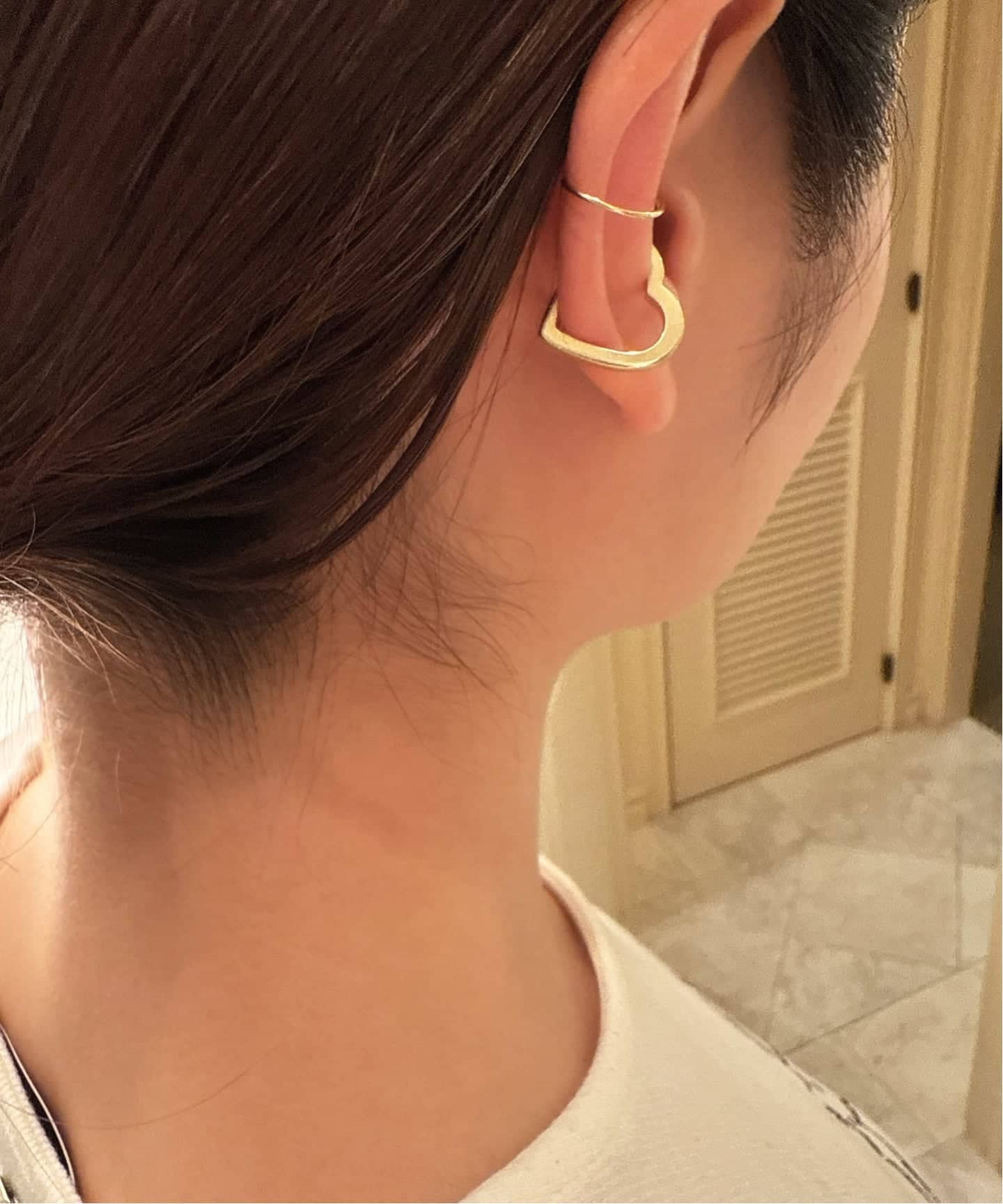 SASKIA DIEZ/サスキア ディツ】WIRE EARRING MINI（ピアス（片耳用