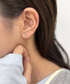 SASKIA DIEZ/サスキア ディツ】WIRE EARRING MINI（ピアス（片耳用 