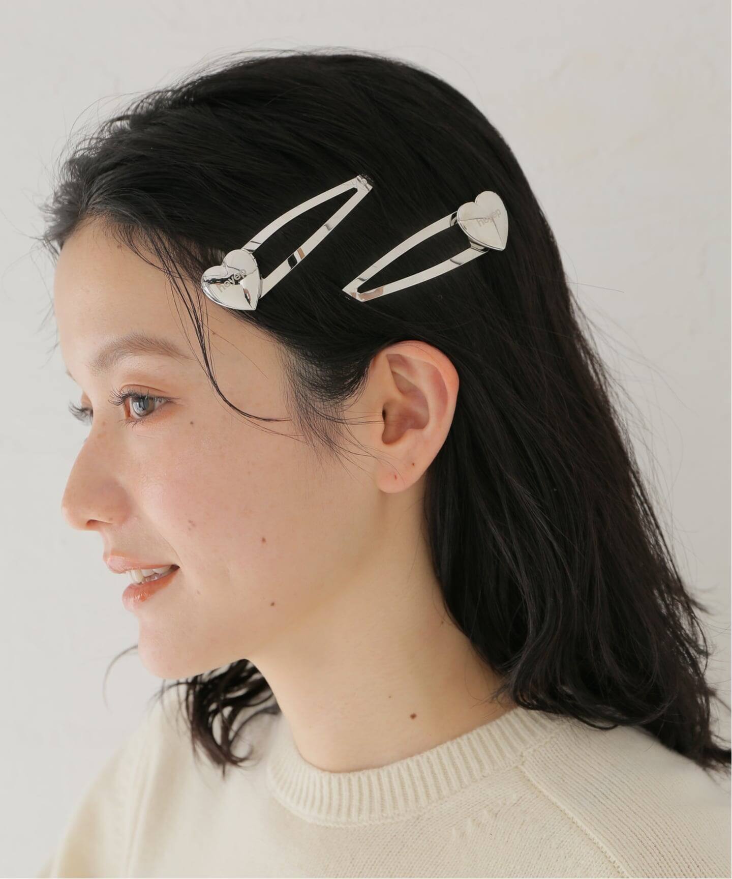 heyep/ ヘイップ Heart Locket Hair Clips（ヘアアクセサリー）｜GRISE