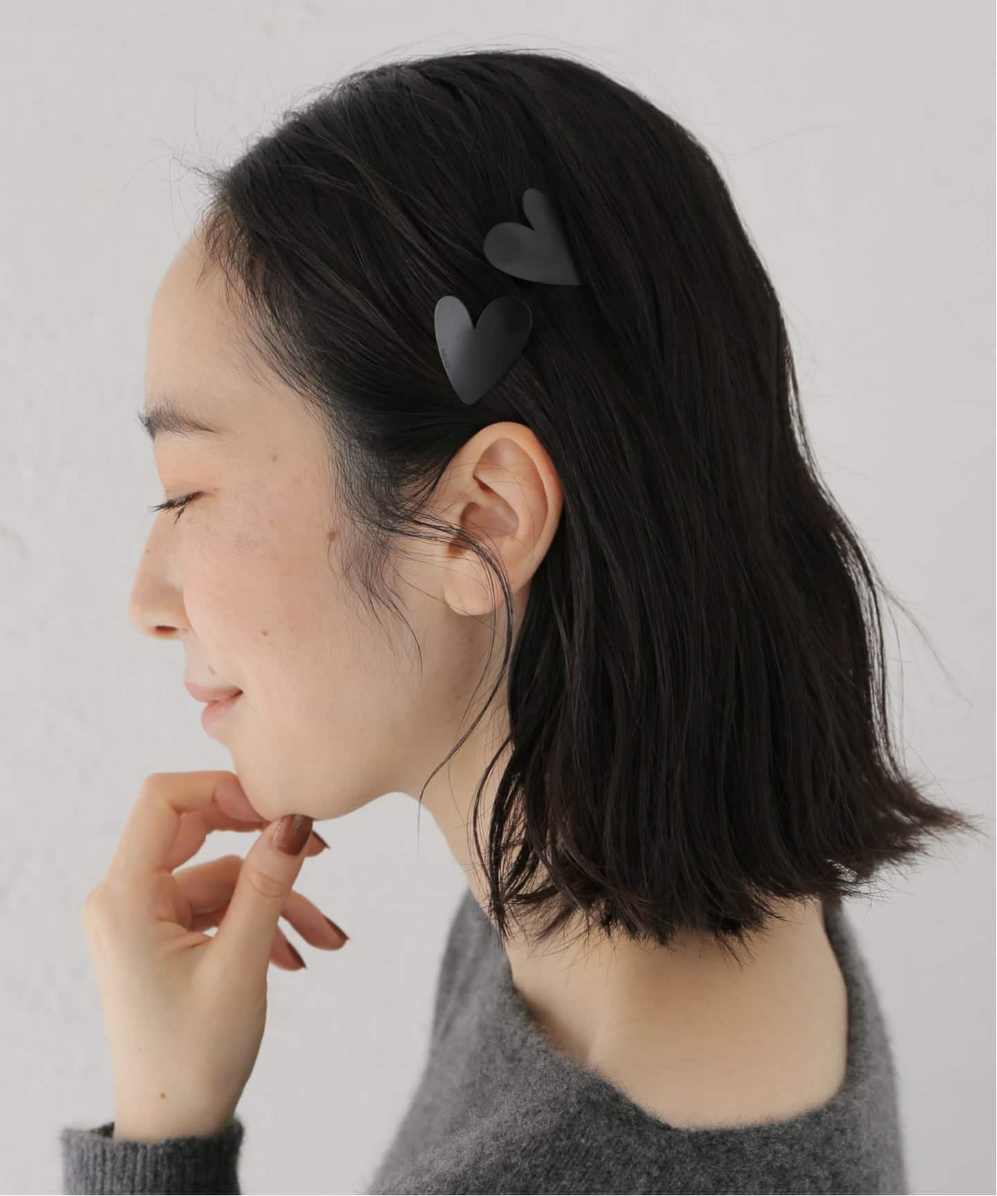 heyep/ ヘイップ Heart Motif Hair Clips（ヘアアクセサリー）｜LE