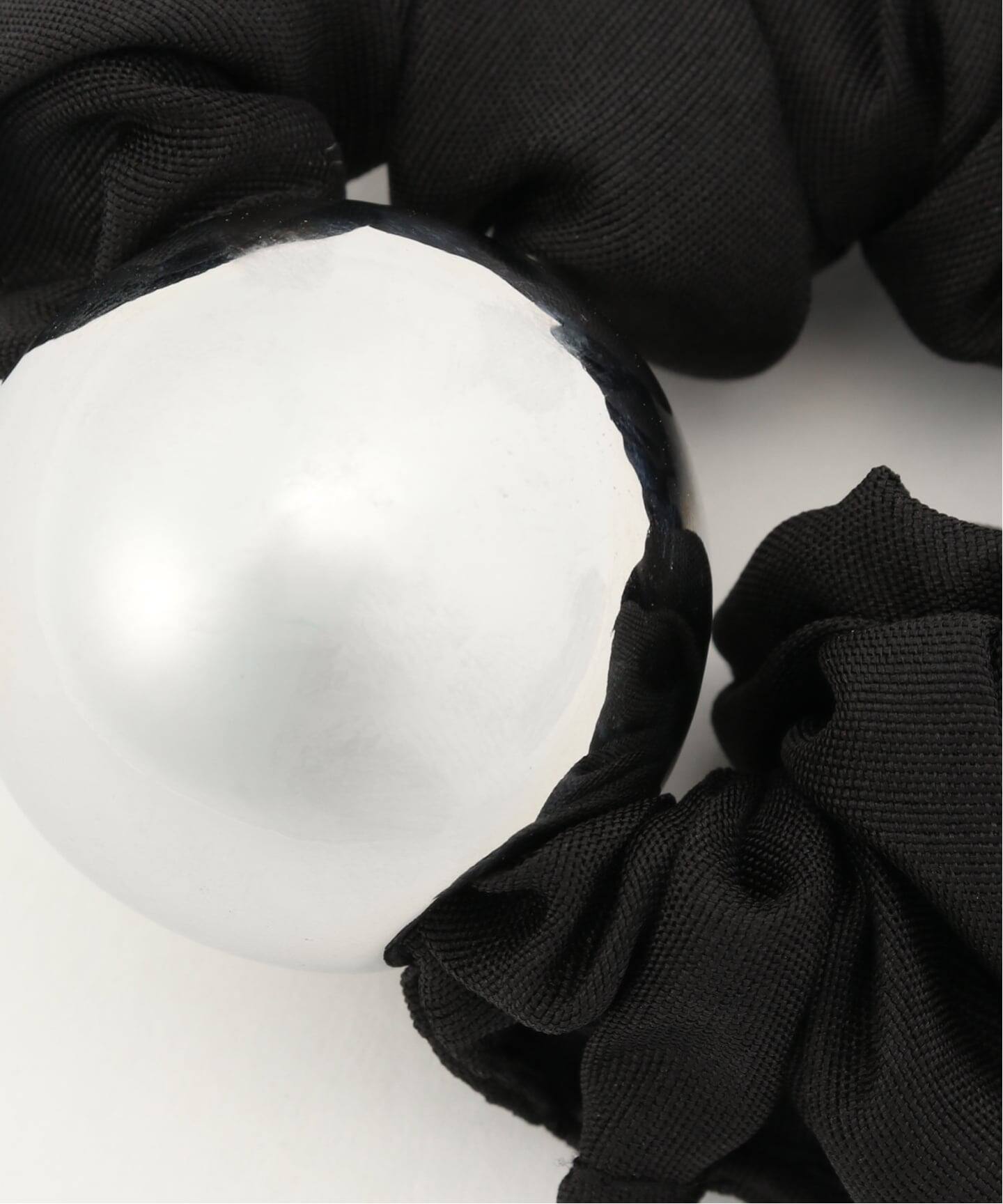 heyep/ ヘイップ Medium Metal Ball Silk Scrunchie（ヘアアクセサリー