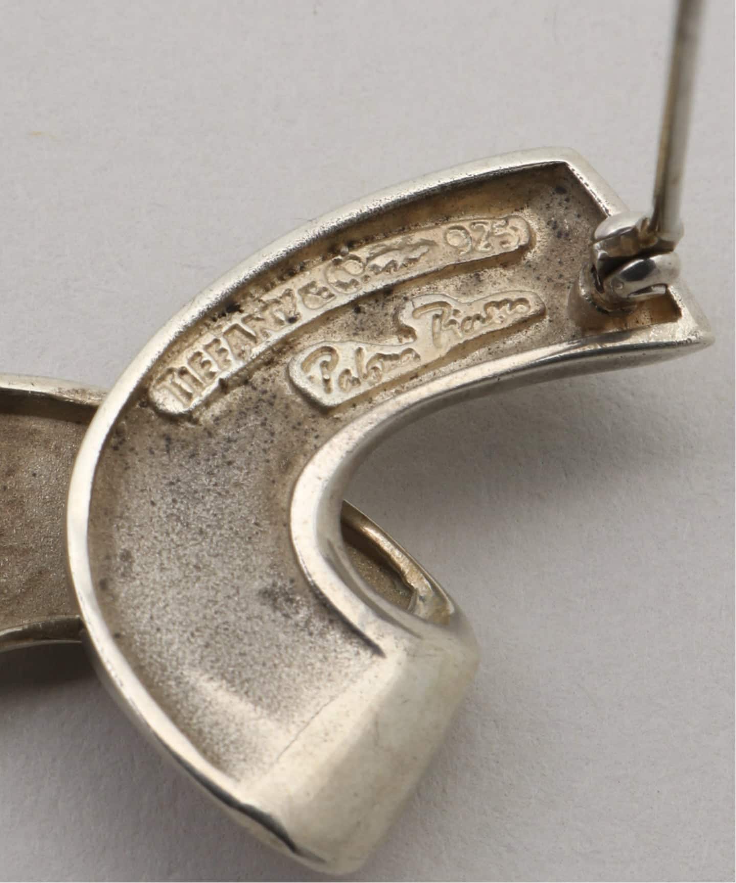 VINTAGE TIFFANY&Co./ティファニー】 P.P ribbon BR：ブローチ