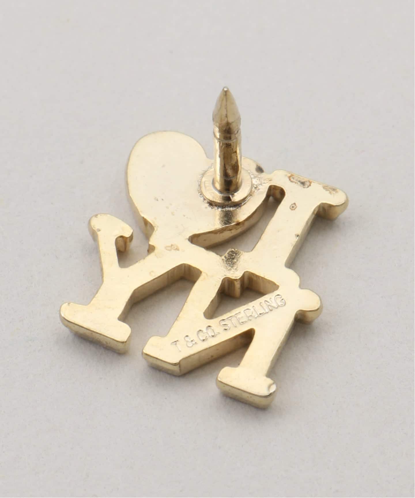 VINTAGE TIFFANY&Co./ティファニー】 LOVE NY pins 925(vermeil