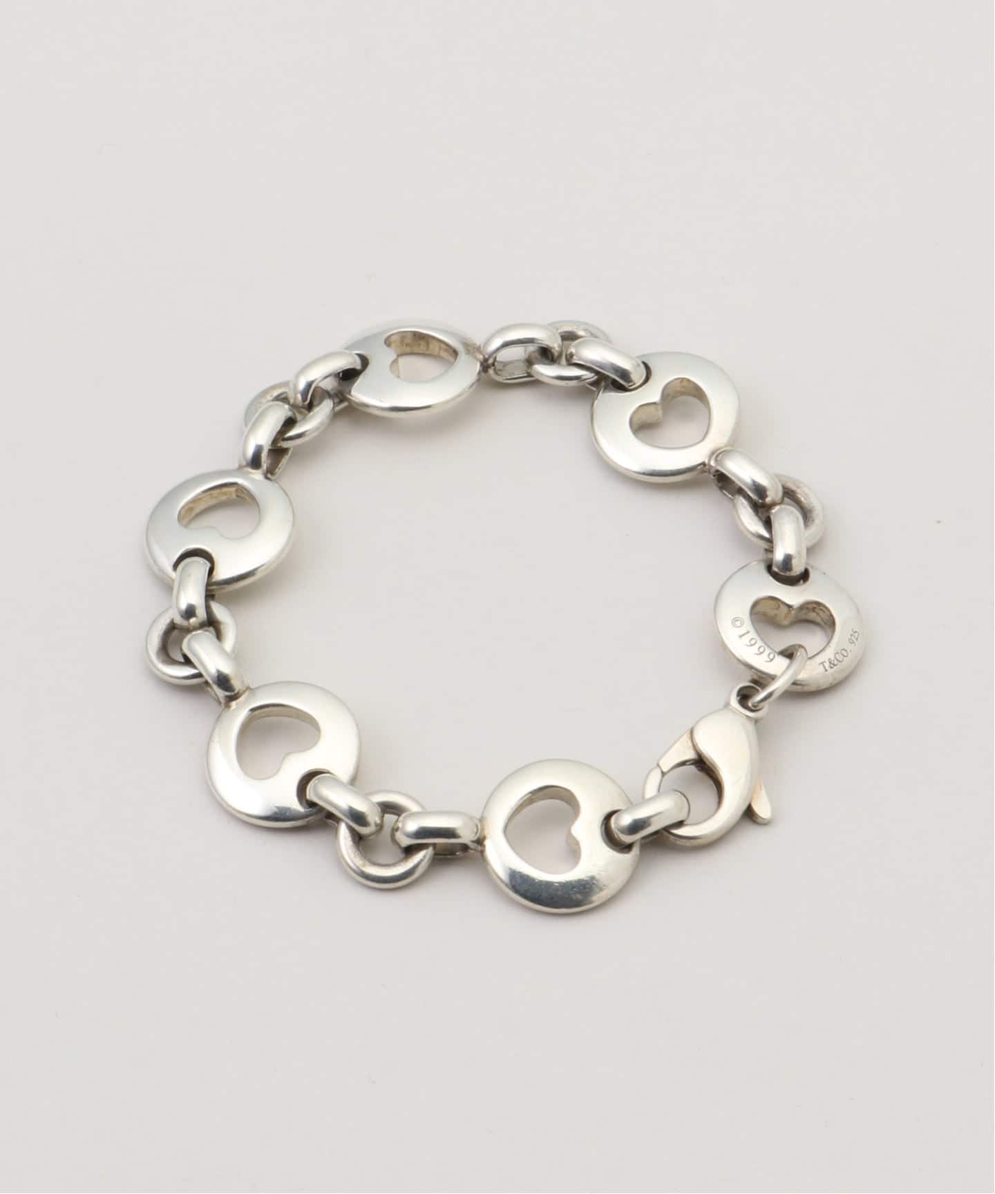 VINTAGE TIFFANY&Co./ティファニー】PIERCED HEART BL：ブレスレット