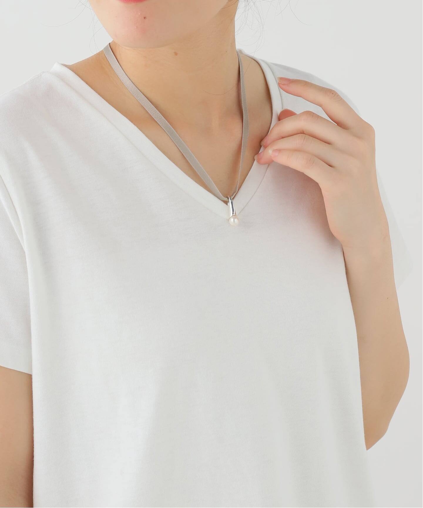 TEINTE/タント CALLA NECKLACE ネックレス TE-N-CA2605GY（ネックレス