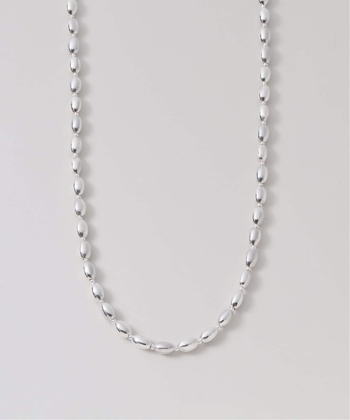 quip queint（クイップ クエイント）ネックレス　シルバー quip queint/クィップ クエイント seed long necklace 60cm ネックレス