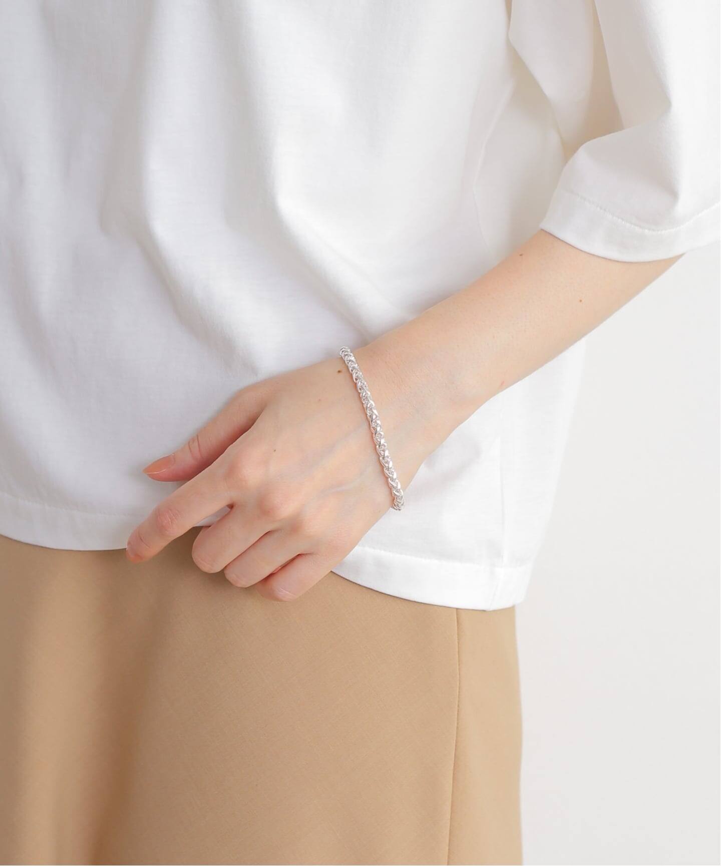 on the sunny side of the street Triple Triolet Chain Bracelet 261