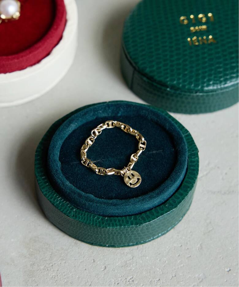 WEB限定/追加》GIGI/ジジ 別注 SMILE CHAIN RING EX（リング）｜IENA 