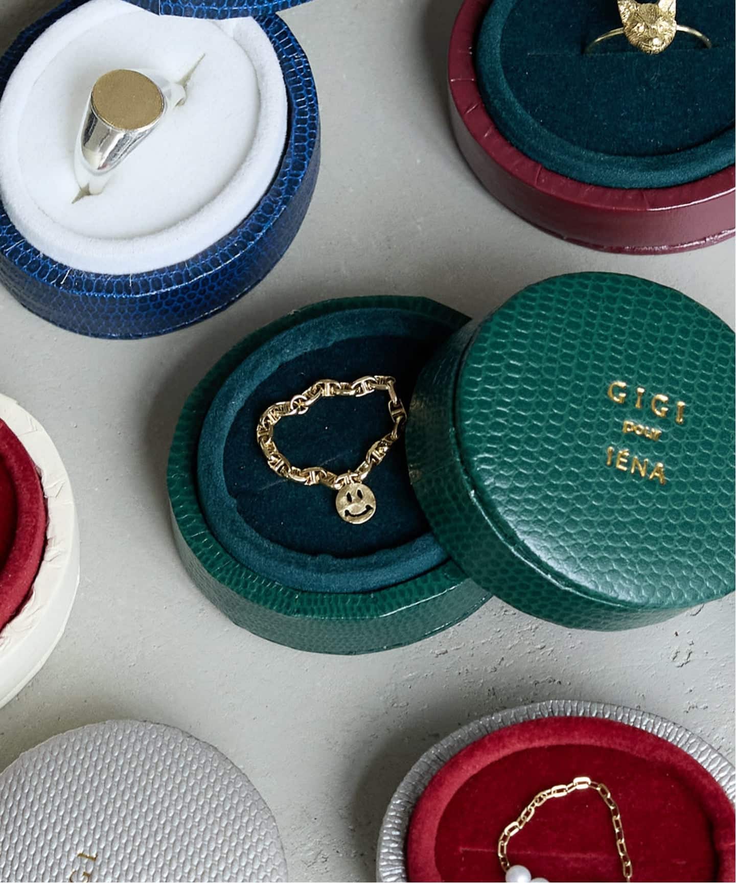 WEB限定/追加予約》GIGI/ジジ 別注 SMILE CHAIN RING EX（リング