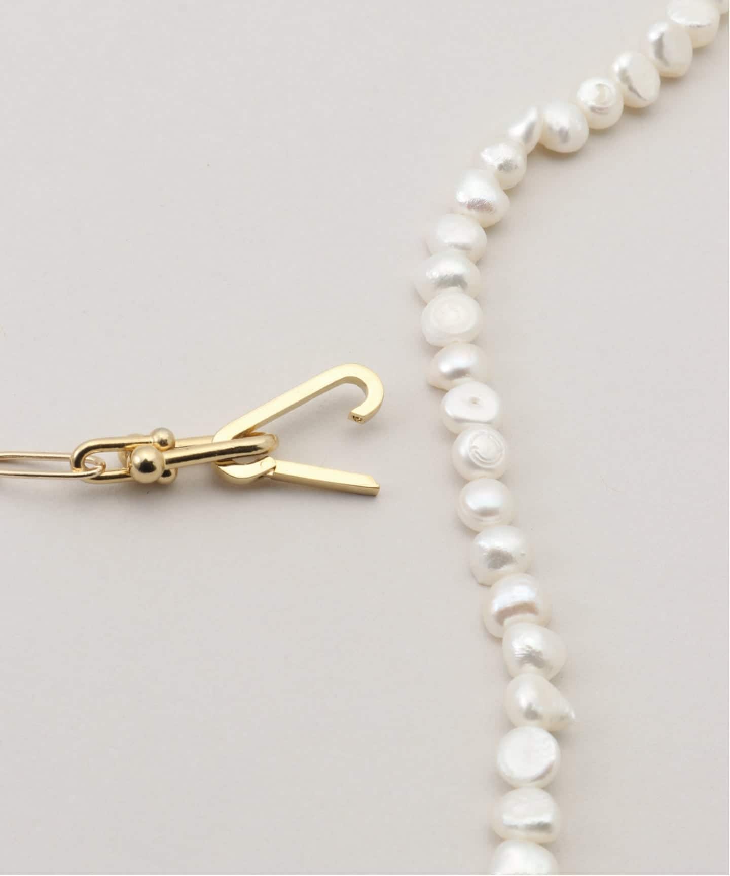 EO/イオ PEARL&PC CHAIN NECKLACE WITH ONYX ネックレス BO26SS-08