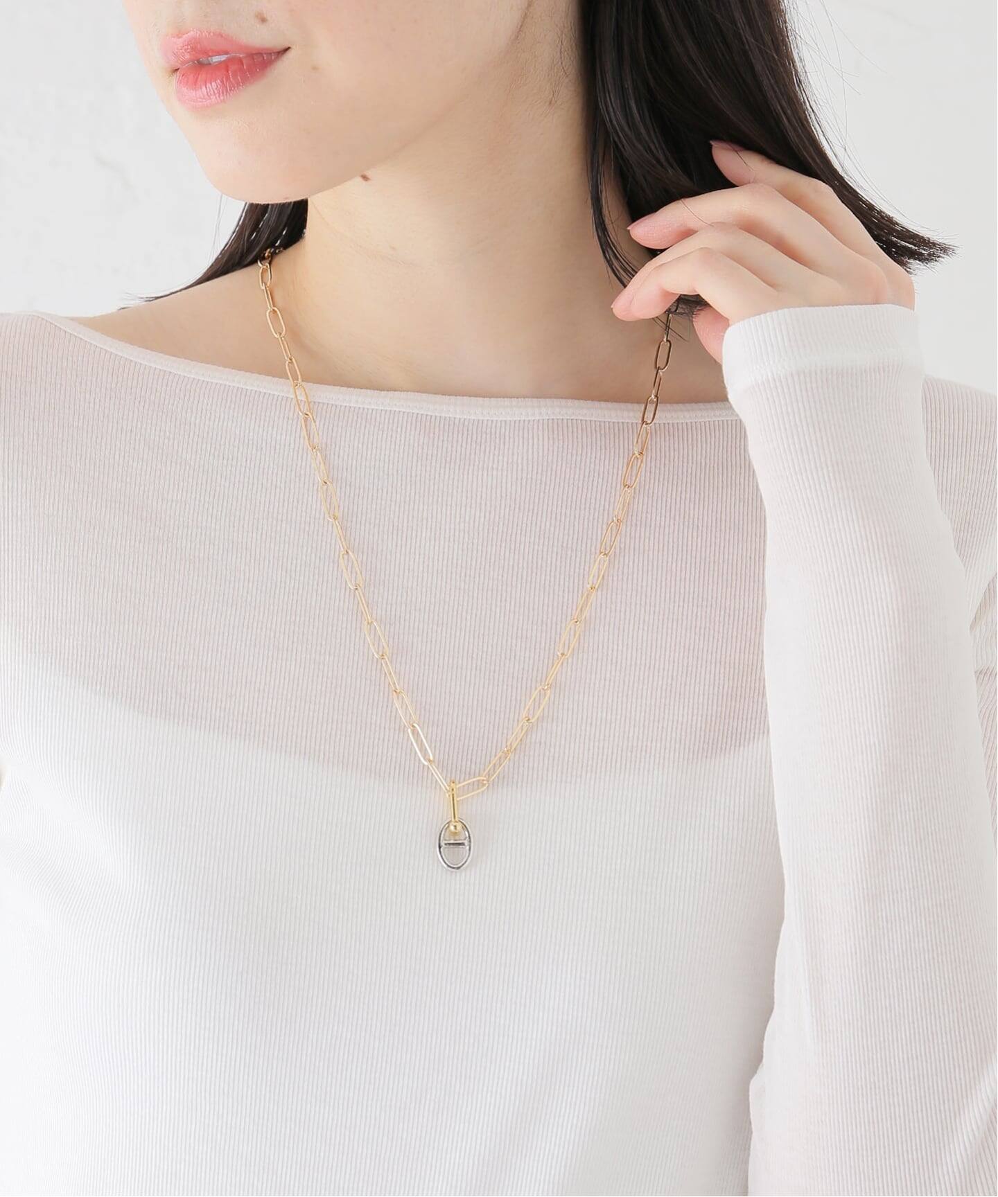 EO/イオ TOP PC CHAIN LONG NECKLACE ネックレス BO25SS-05