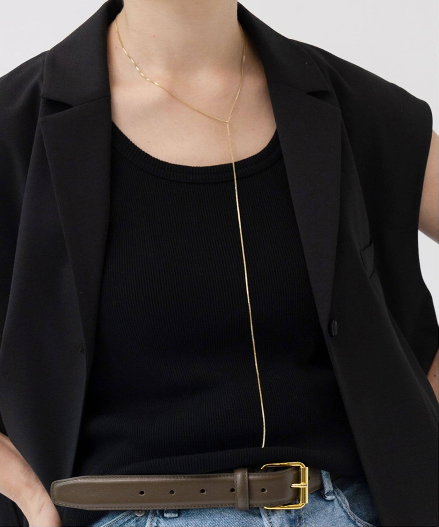 追加4》SASKIA DIEZ/サスキア ディツ FINE NL FRINGE CUBIC ネックレス 