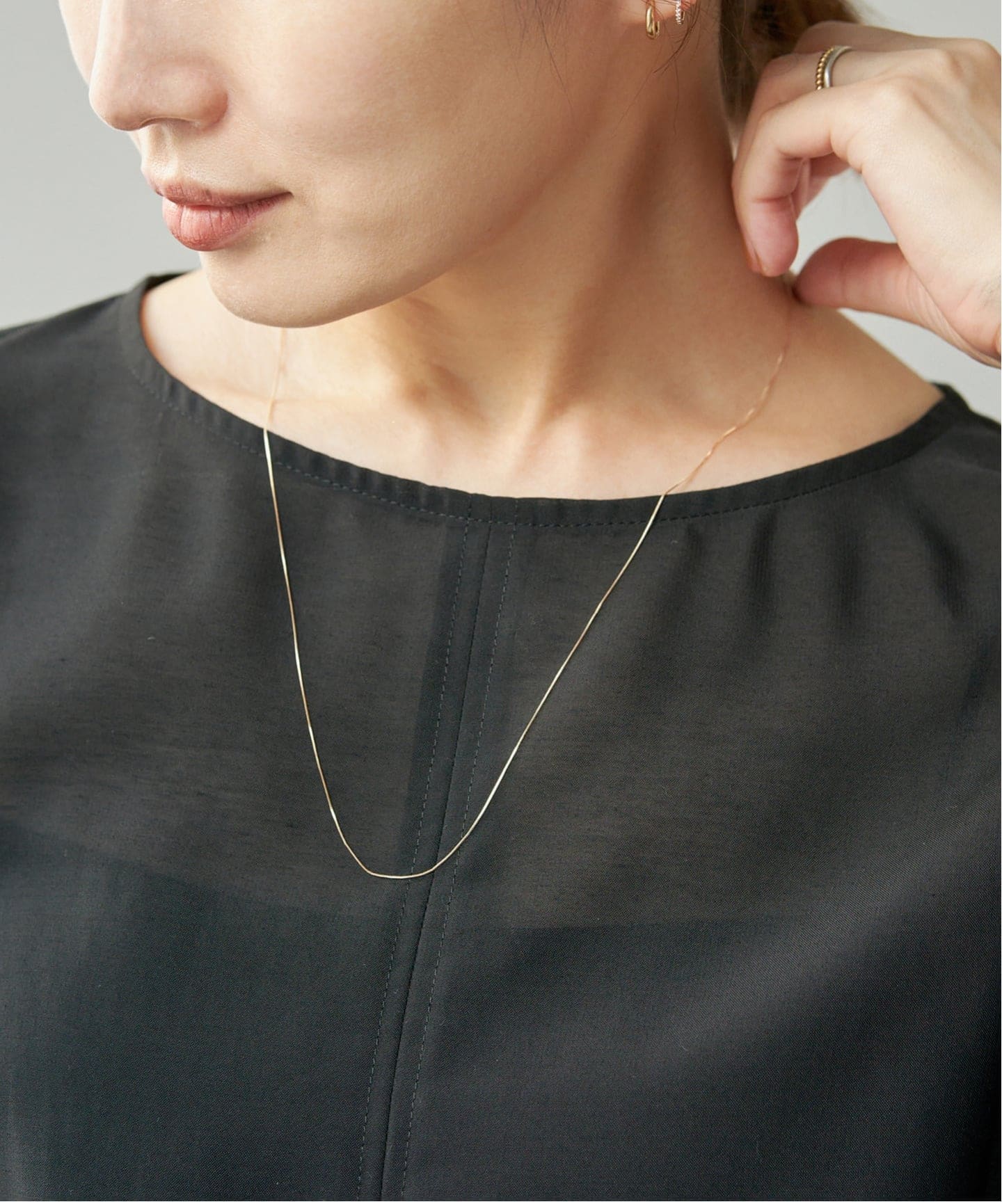 予約》IENA 10K necklace 70cm ネックレス（ネックレス）｜IENA