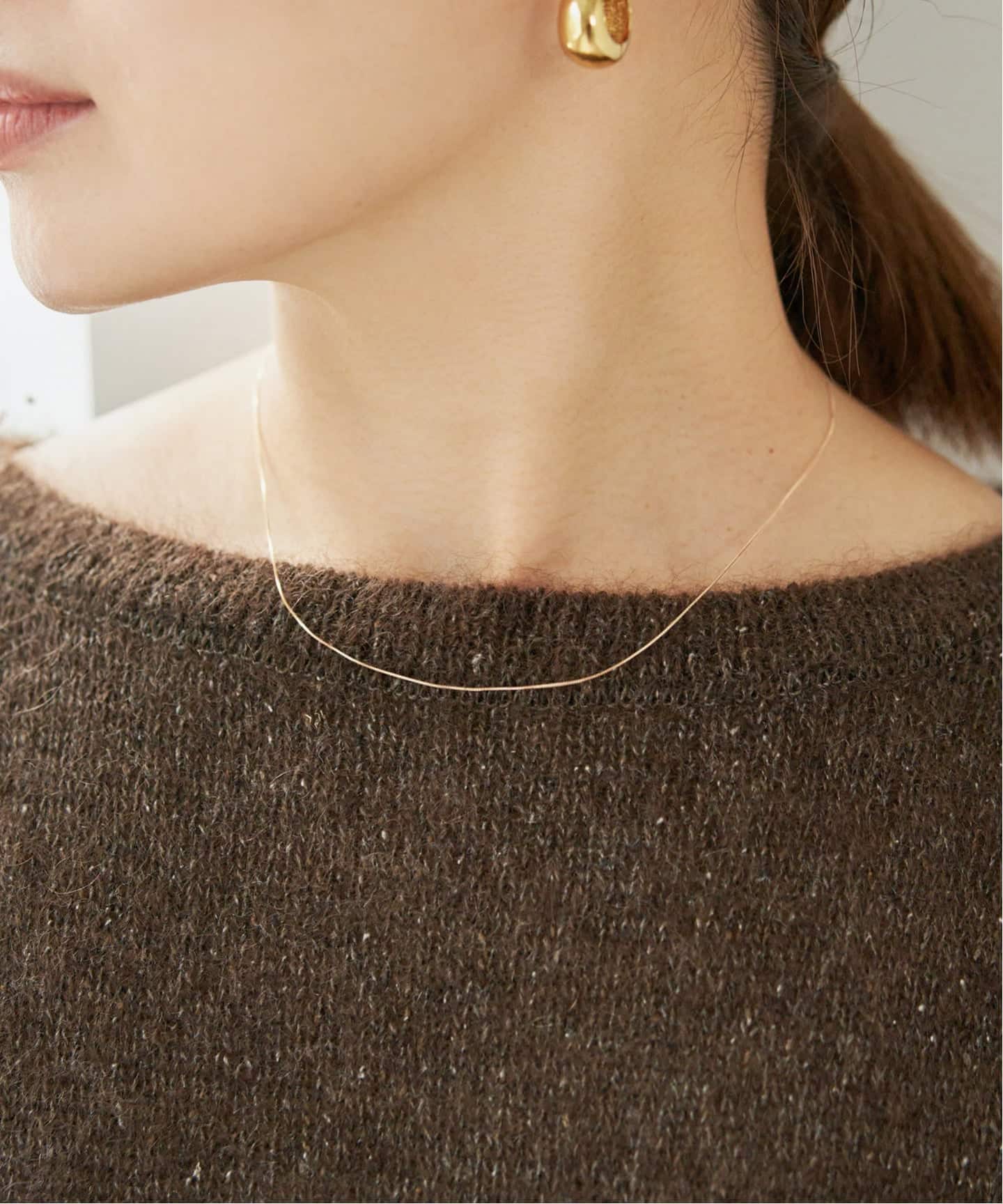 予約》IENA 10K necklace 40cm ネックレス（ネックレス）｜IENA