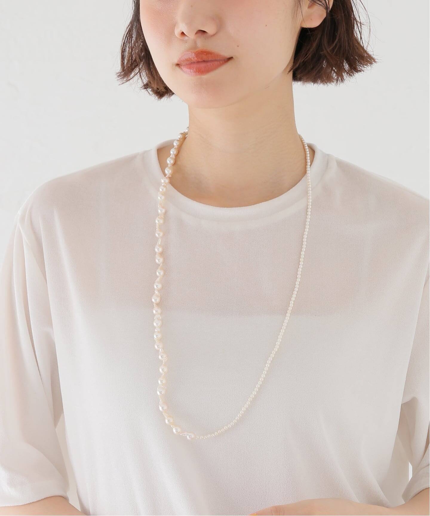 AYUS/アユス AKOYA NATURAL BAROQUE PEARL ネックレス N27-2