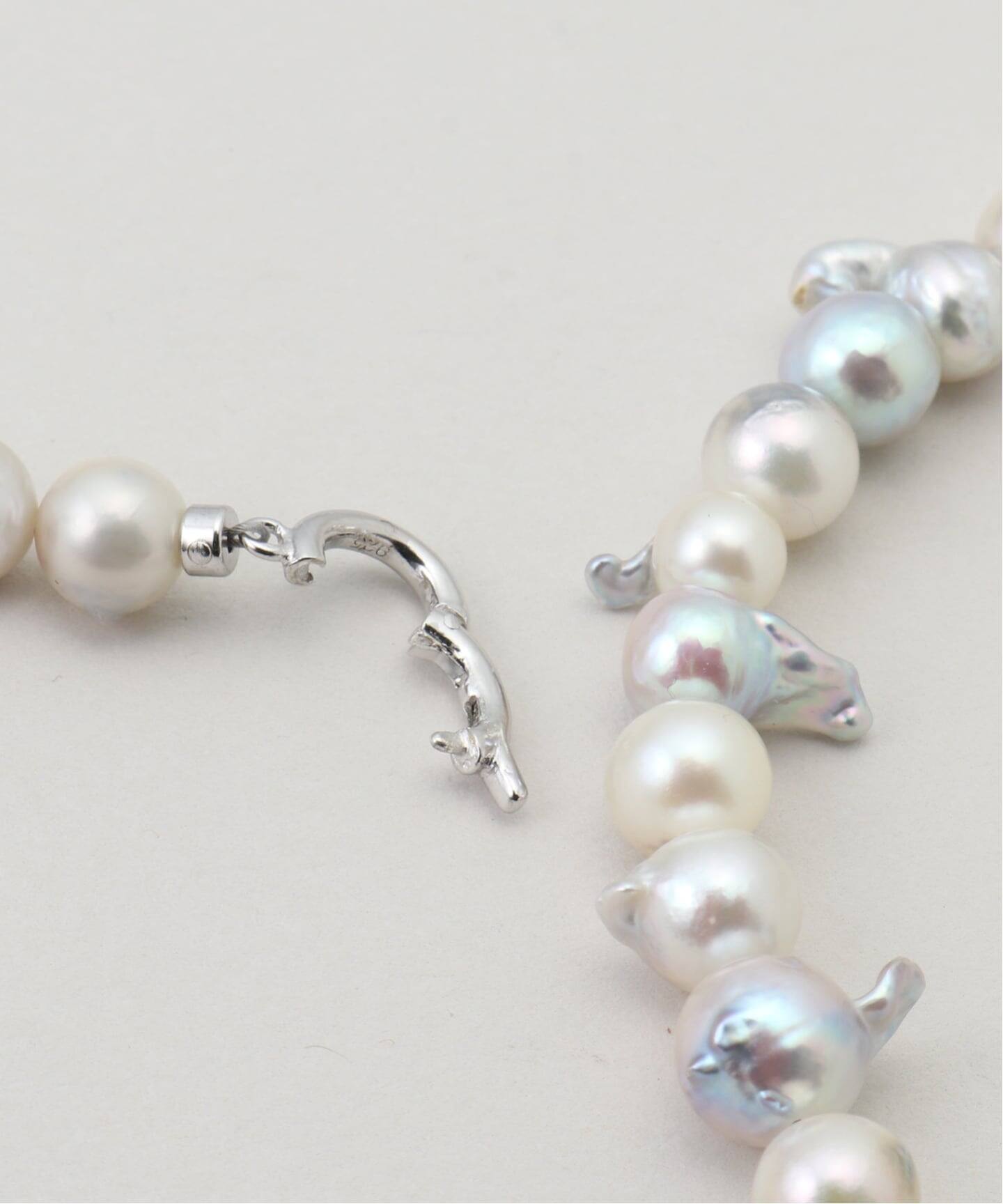 今期 新品 AYUS/アユスAKOYA BAROQUE PEARL CLIKER AYUS/アユス AKOYA BAROQUE PEARL CLIKER ネックレス N30（ネックレス