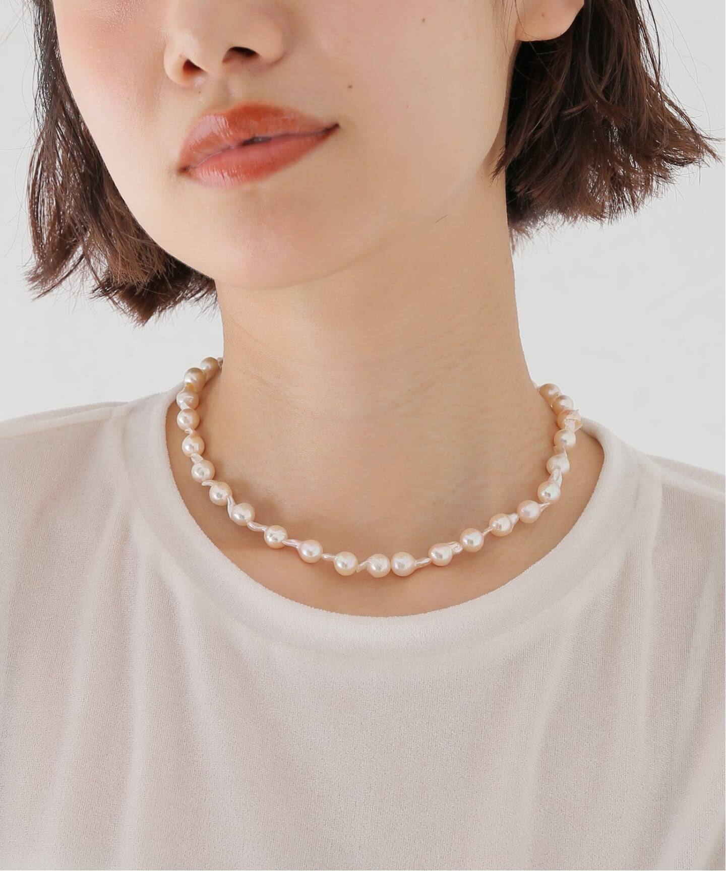 AYUS/アユス AKOYA BAROQUE PEARL NECKLACE ネックレス N8-1