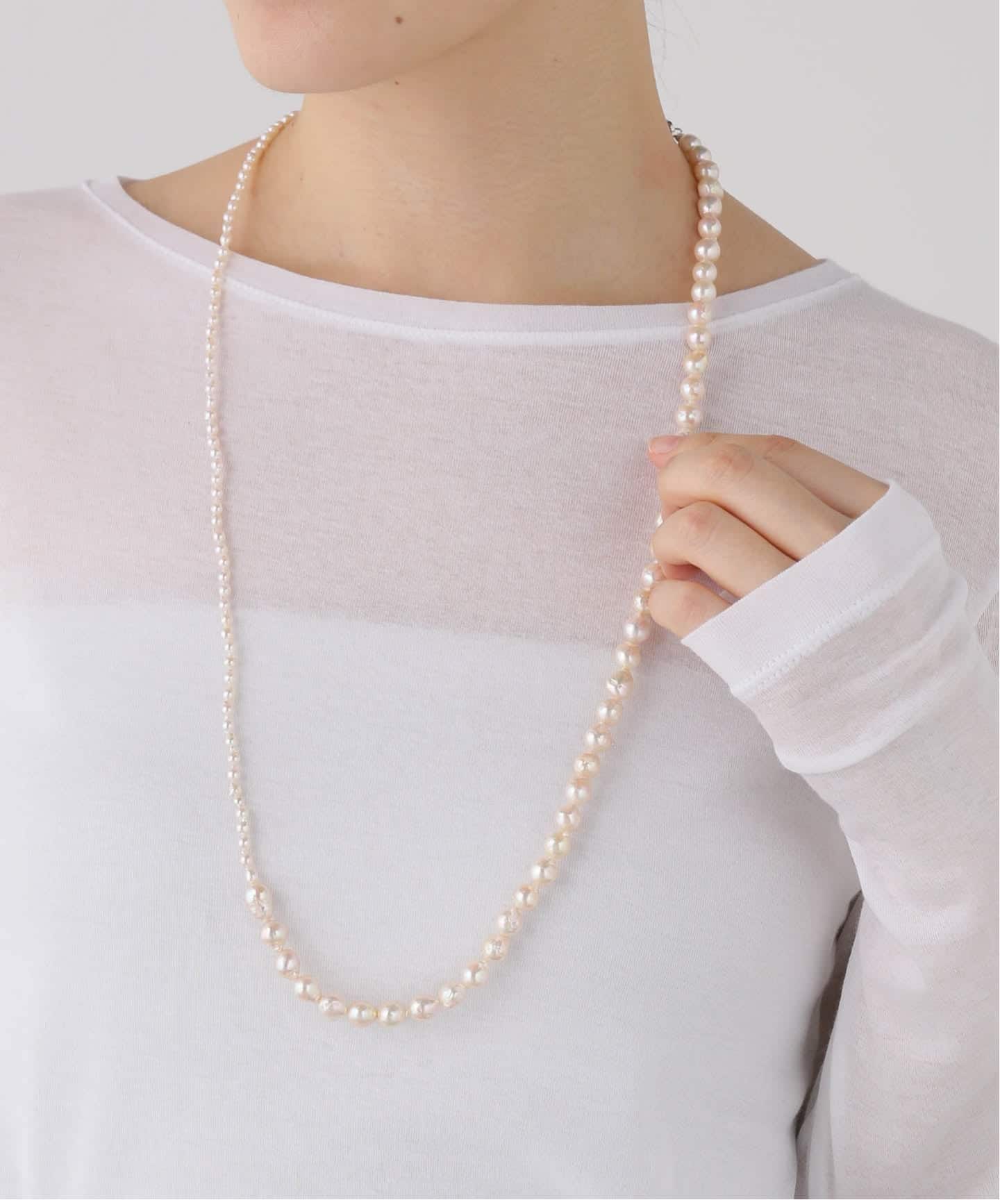 yurika akutsu パールネックレス AYUS/アユス AKOYA NATURAL BAROQUE PEARL ネックレス N27-2