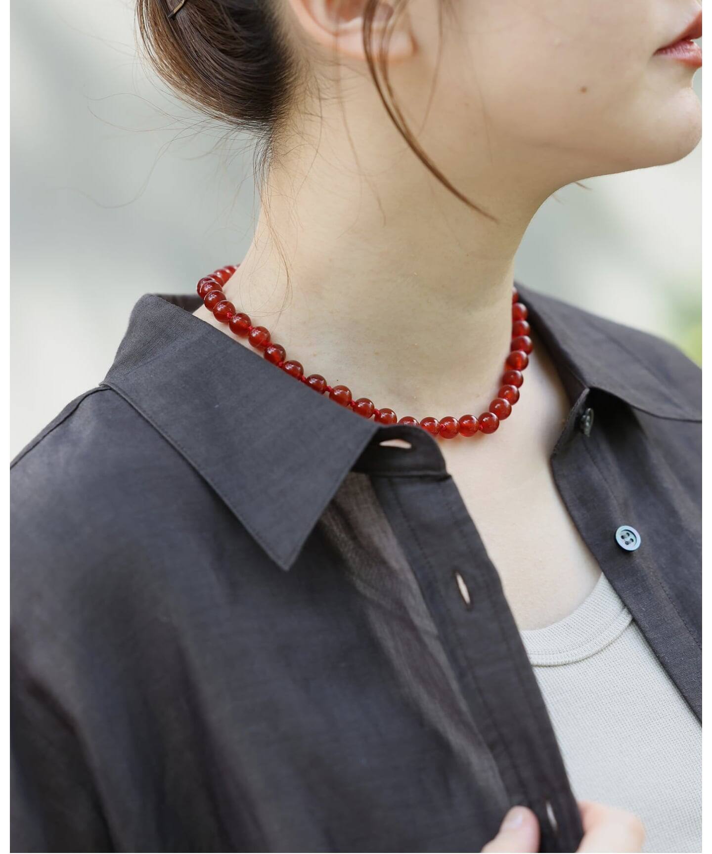 追加》EO/イオ ROUND STONE NECKLACE ネックレス BO26SS-56