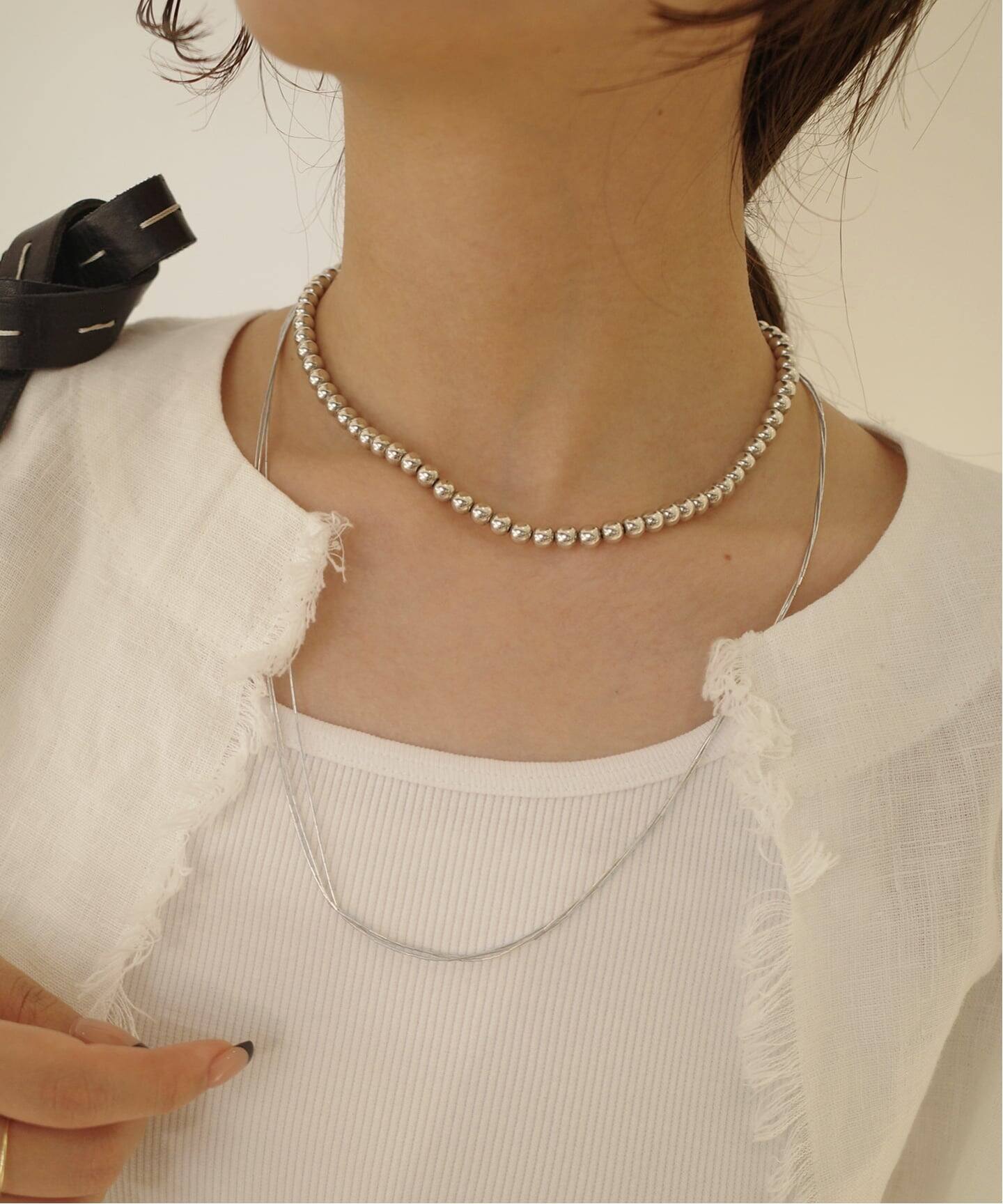 追加》Native SilverStreams ネックレス 3連 60cm NSA1003600 
