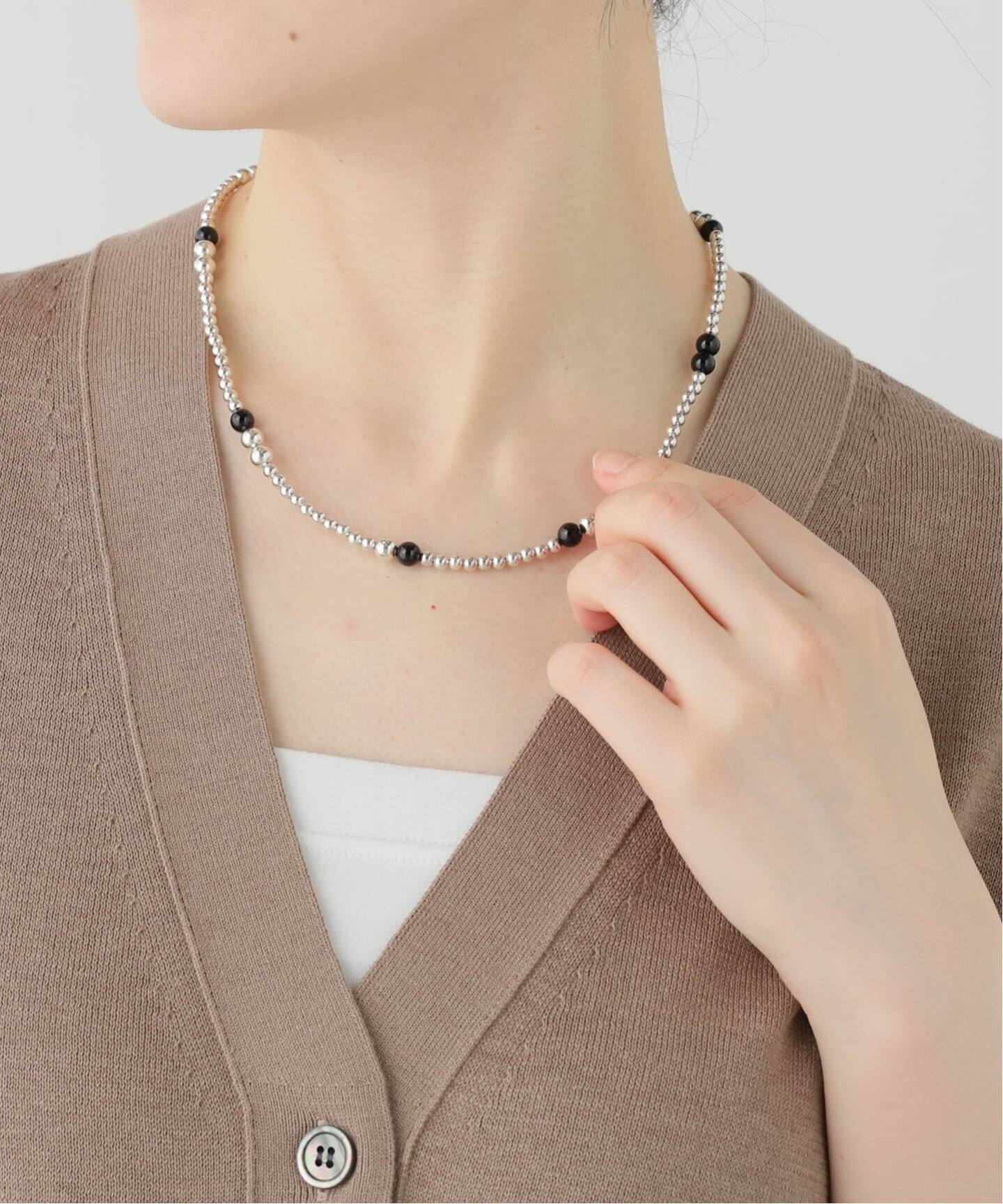 ＜PHILIPPE AUDIBERT＞ロングネックレス PHILIPPE AUDIBERT/フィリップ・オーディベール ストーンロング