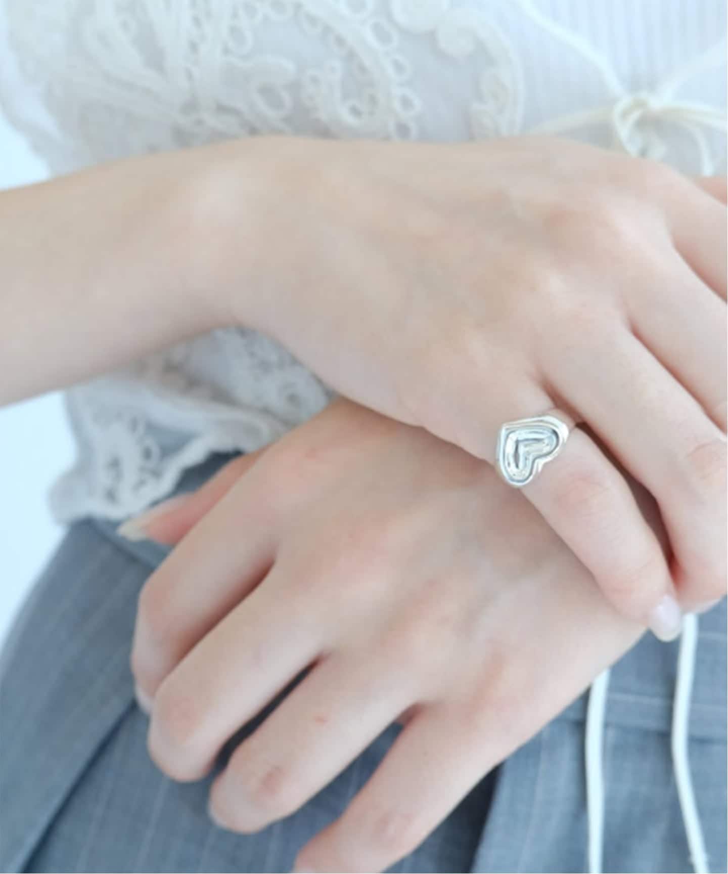 FIVE EIGHTHS ファイブエイス Happiness Ring small シルバー RI-25086