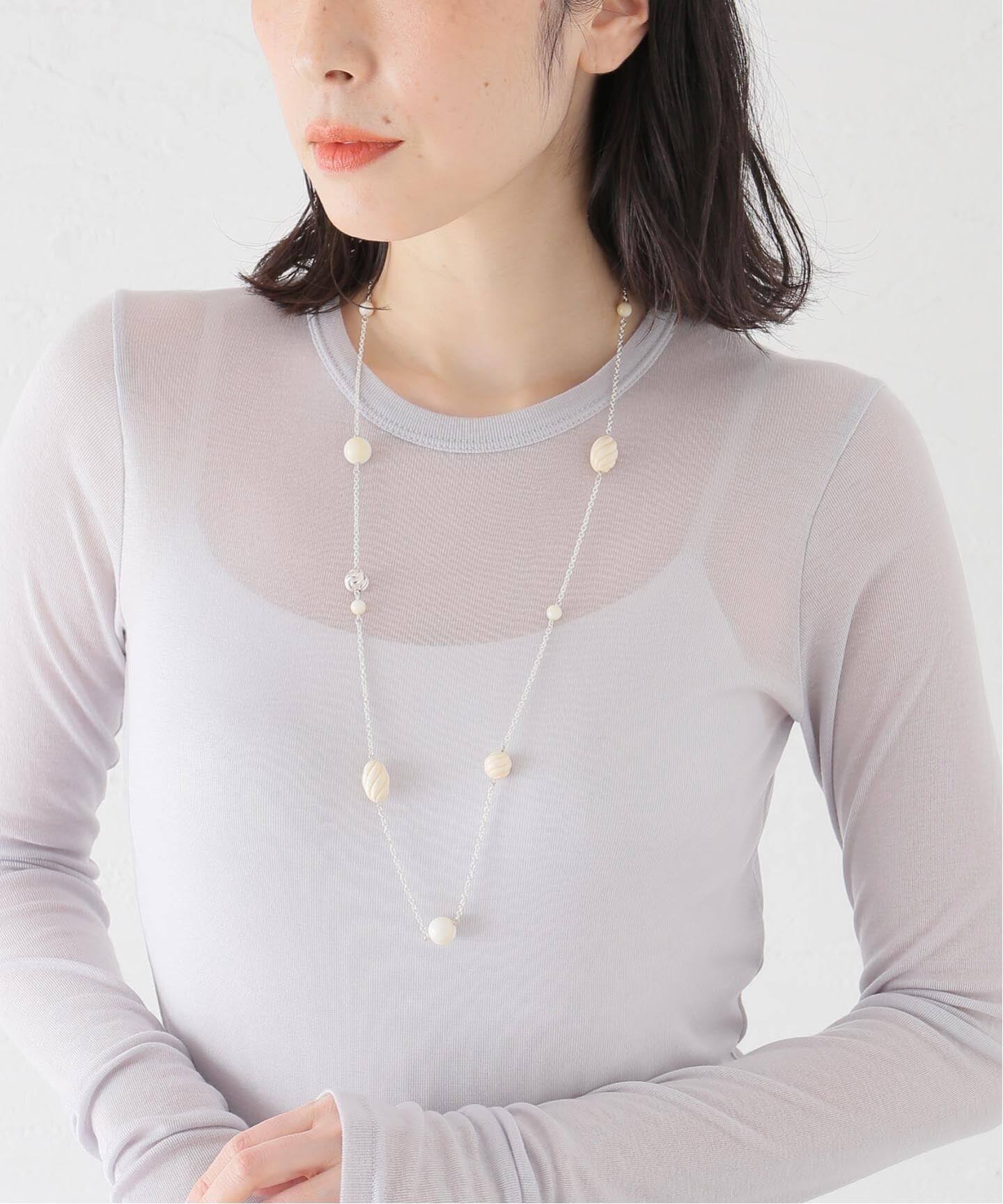 SAPIR BACHAR サピア バシャール IREGULAR CORAL SHELL ロング