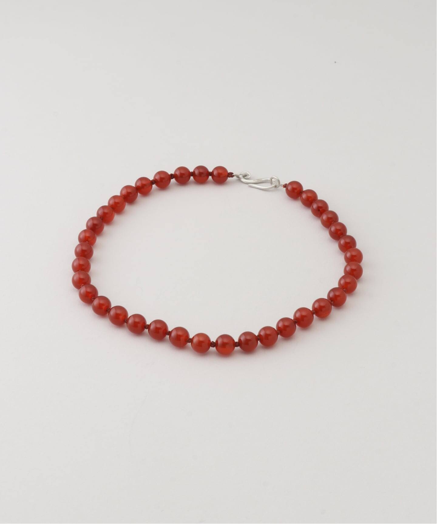 追加》OCUCCI チョーカー red agate 8MM37cm OJNL-2514（ネックレス