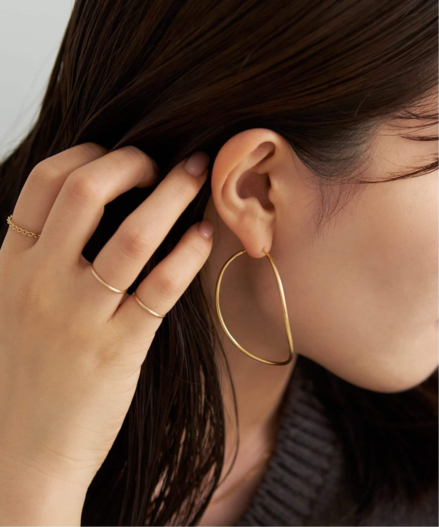 BAR Jewellery / バージュエリー CONTOUR ピアス(両耳用)（ピアス（両