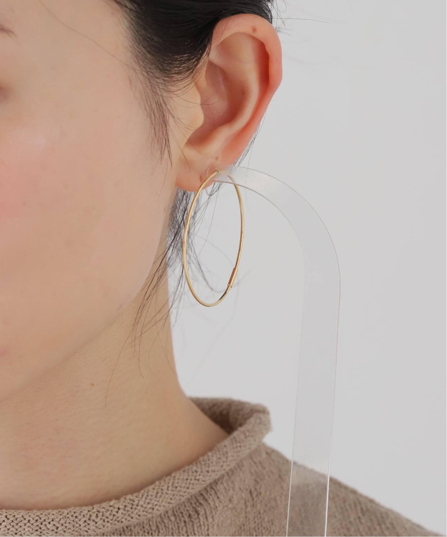 SASKIA DIAZ / サスキア ディアス WIRE EARRINGS NO2 ピアス(両耳用